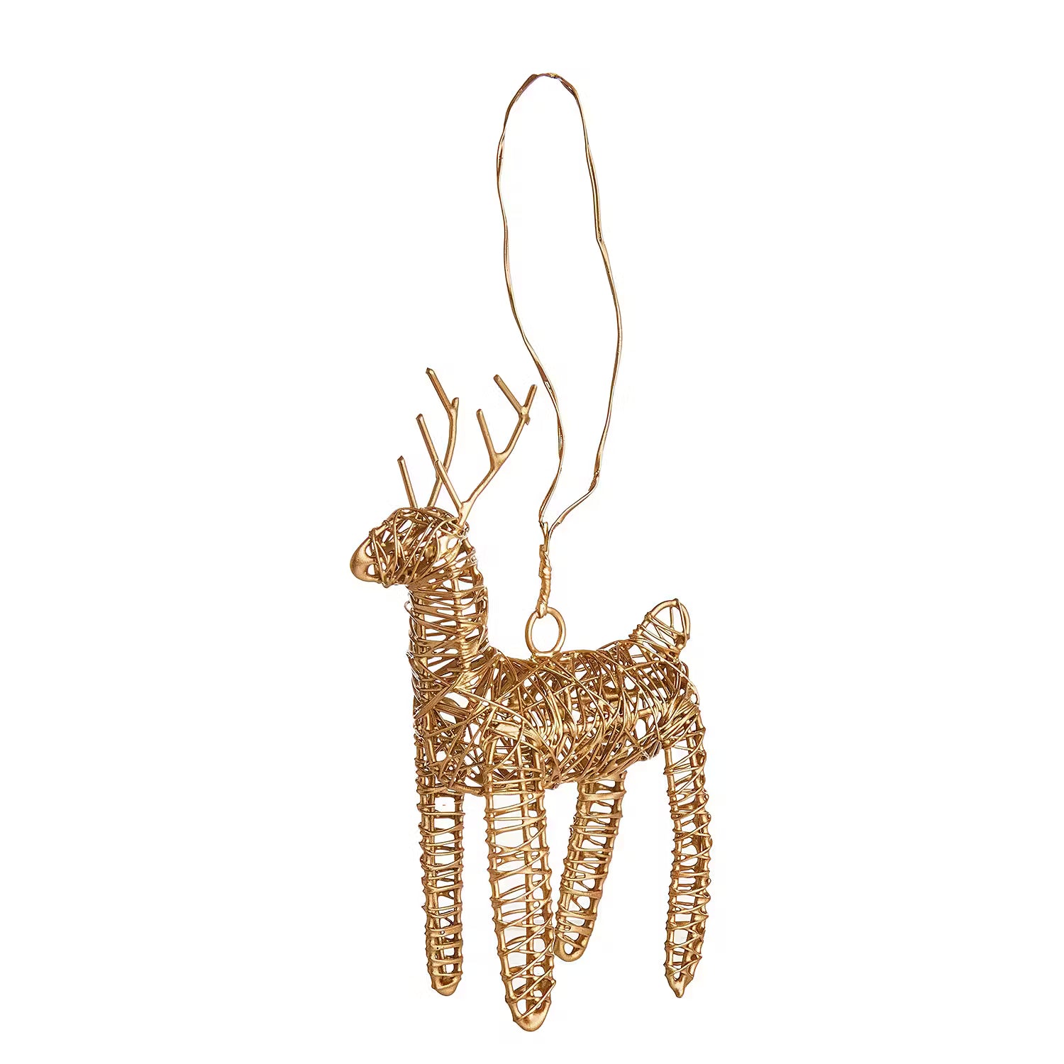 ARTS & CRAFTS Deko-Hirsch 6er-Set - Eisen - Gold