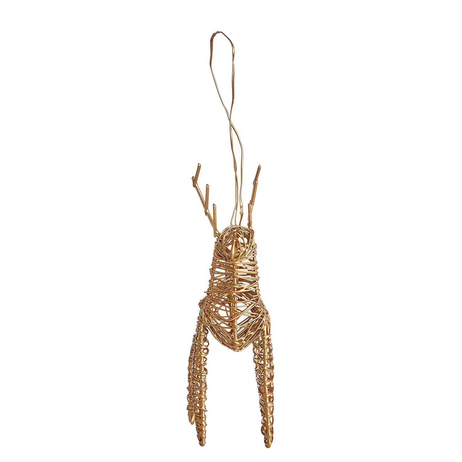 ARTS & CRAFTS Deko-Hirsch 6er-Set - Eisen - Gold