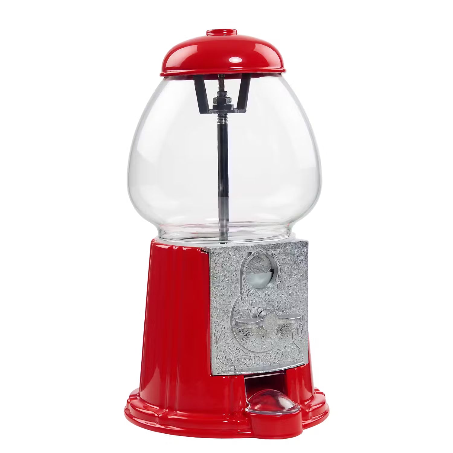 BIG SPENDER Kaugummi-Automat 6er-Set - Glas / Aluminium - Rot