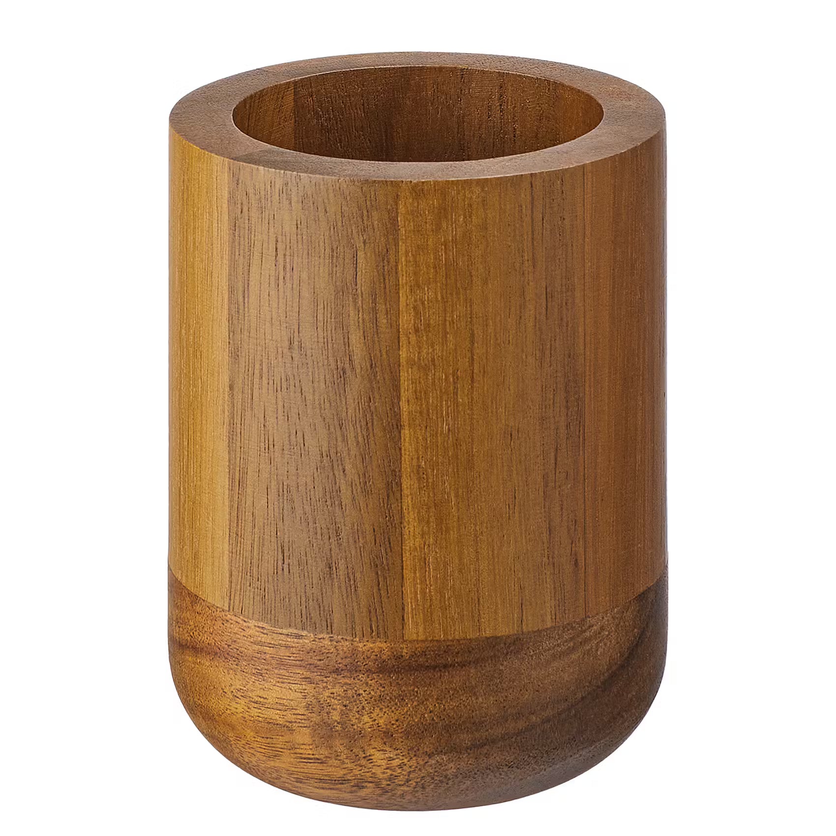ACACIA Zahnputzbecher 4er-Set - Akazienholz - Braun