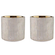 Blumentopf GOLDIE 2er-Set
