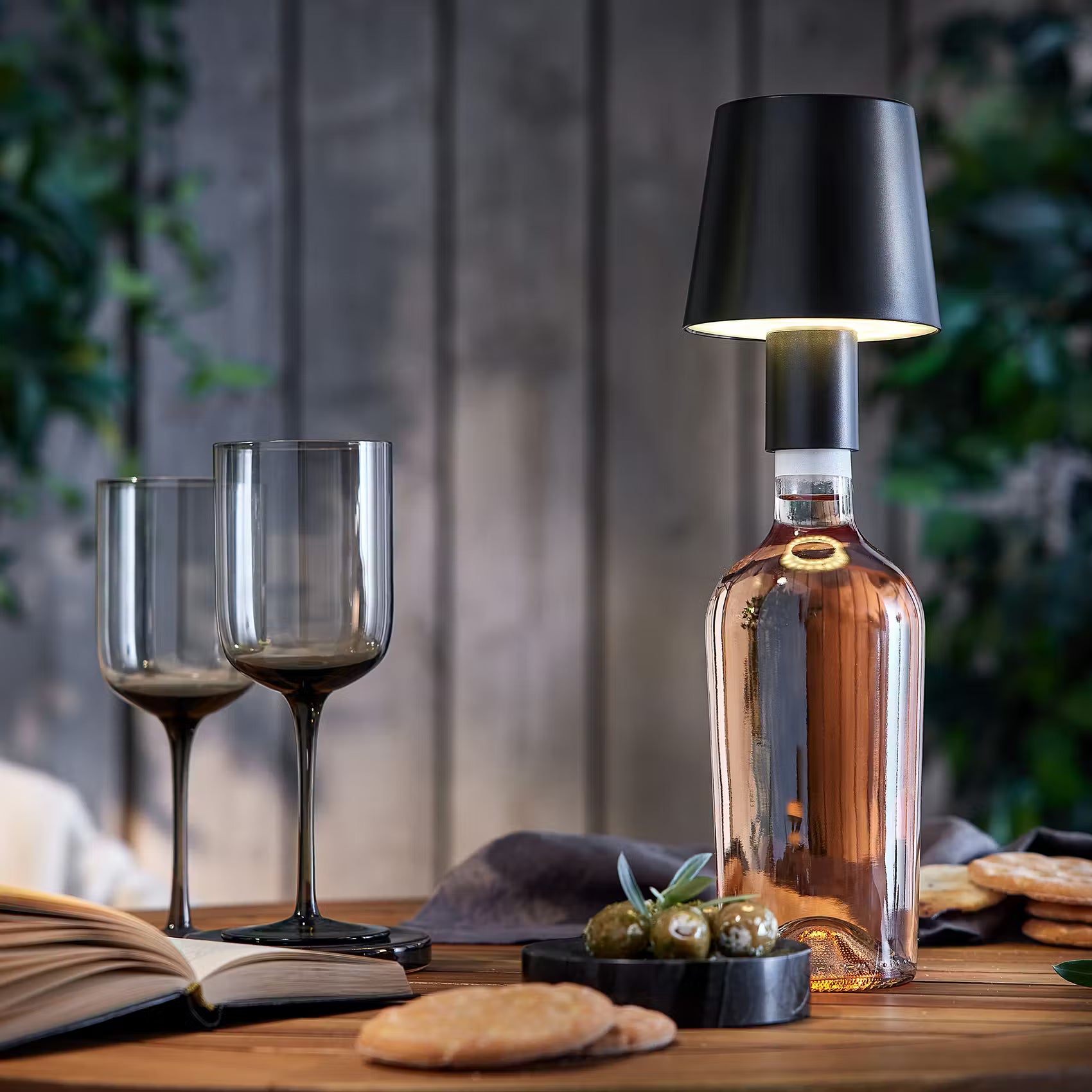 BOTTLE LIGHT LED Flaschenaufsatz - Polypropylen - Schwarz
