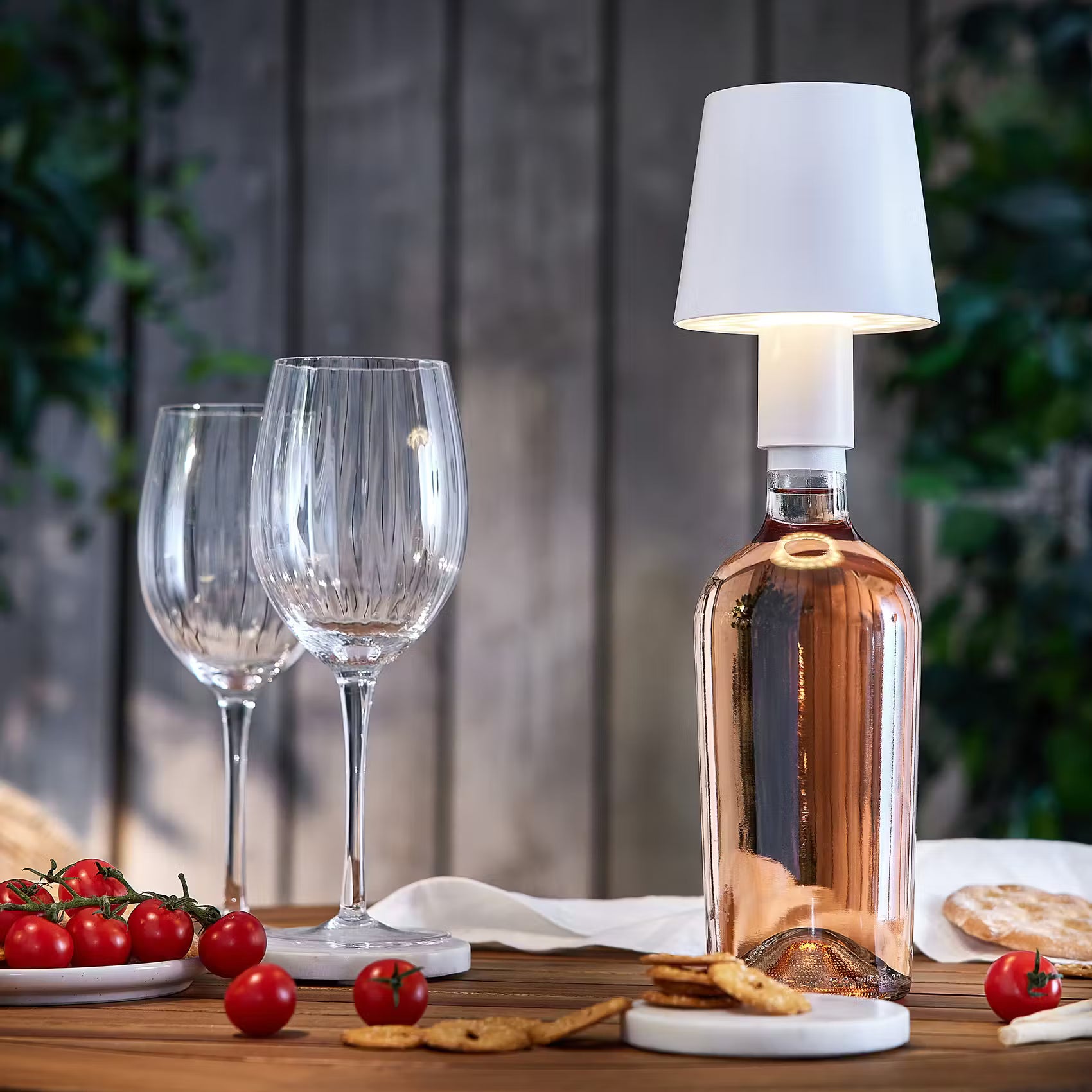 BOTTLE LIGHT LED Flaschenaufsatz - Polypropylen - Weiß