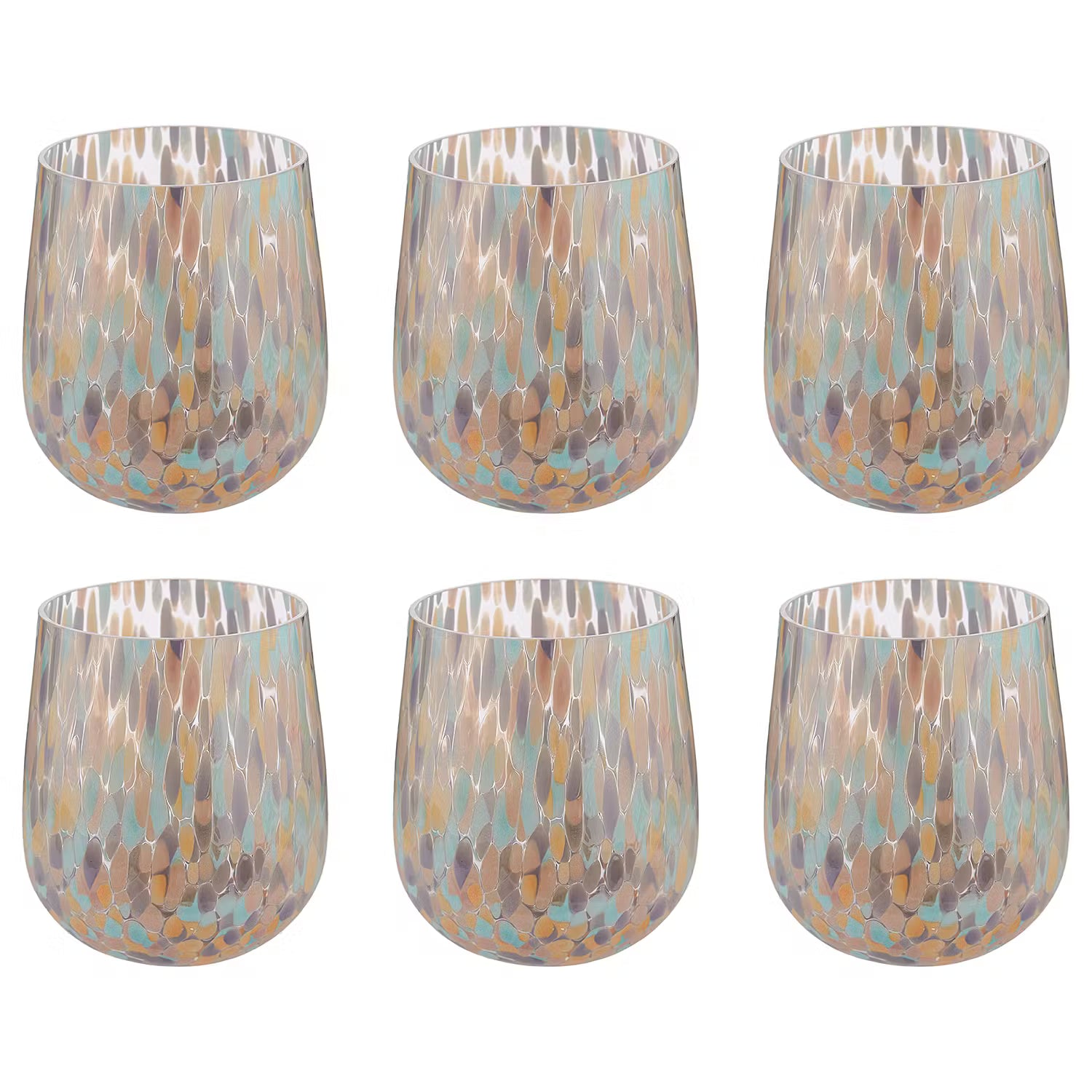 CONFETTI Trinkglas 6er-Set - Glas
