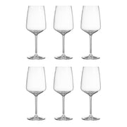 WINE & DINE Rotweinglas 6er-Set - Kristallglas - Transparent