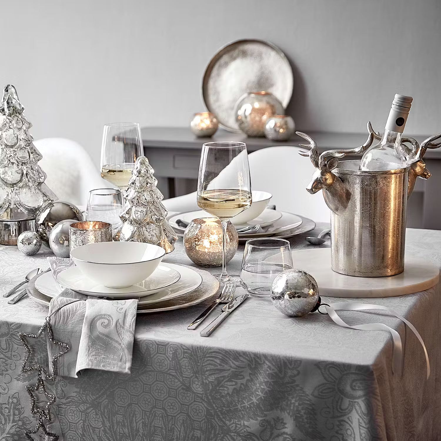 WINE & DINE Rotweinglas 6er-Set - Kristallglas - Transparent