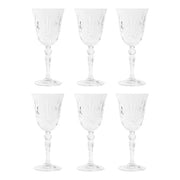 CRYSTAL CLUB Rotweinglas 6er-Set - Kristallglas - Transparent