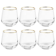 Wasserglas TOUCH OF GOLD 6er-Set