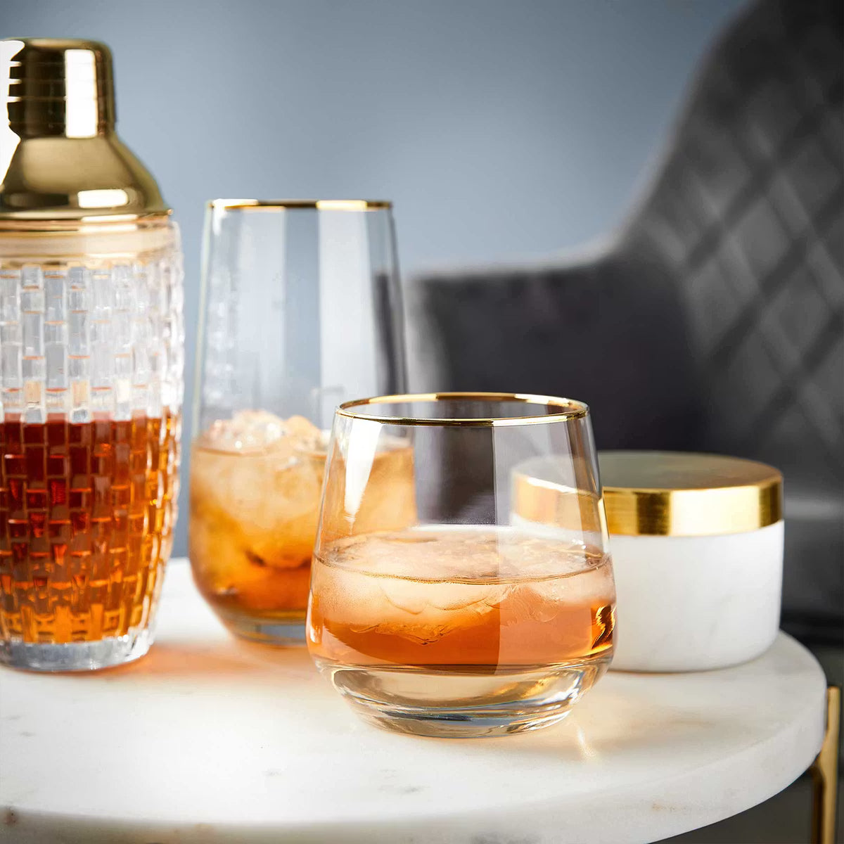 TOUCH OF GOLD Wasserglas 6er-Set – elegant – BUTLERS