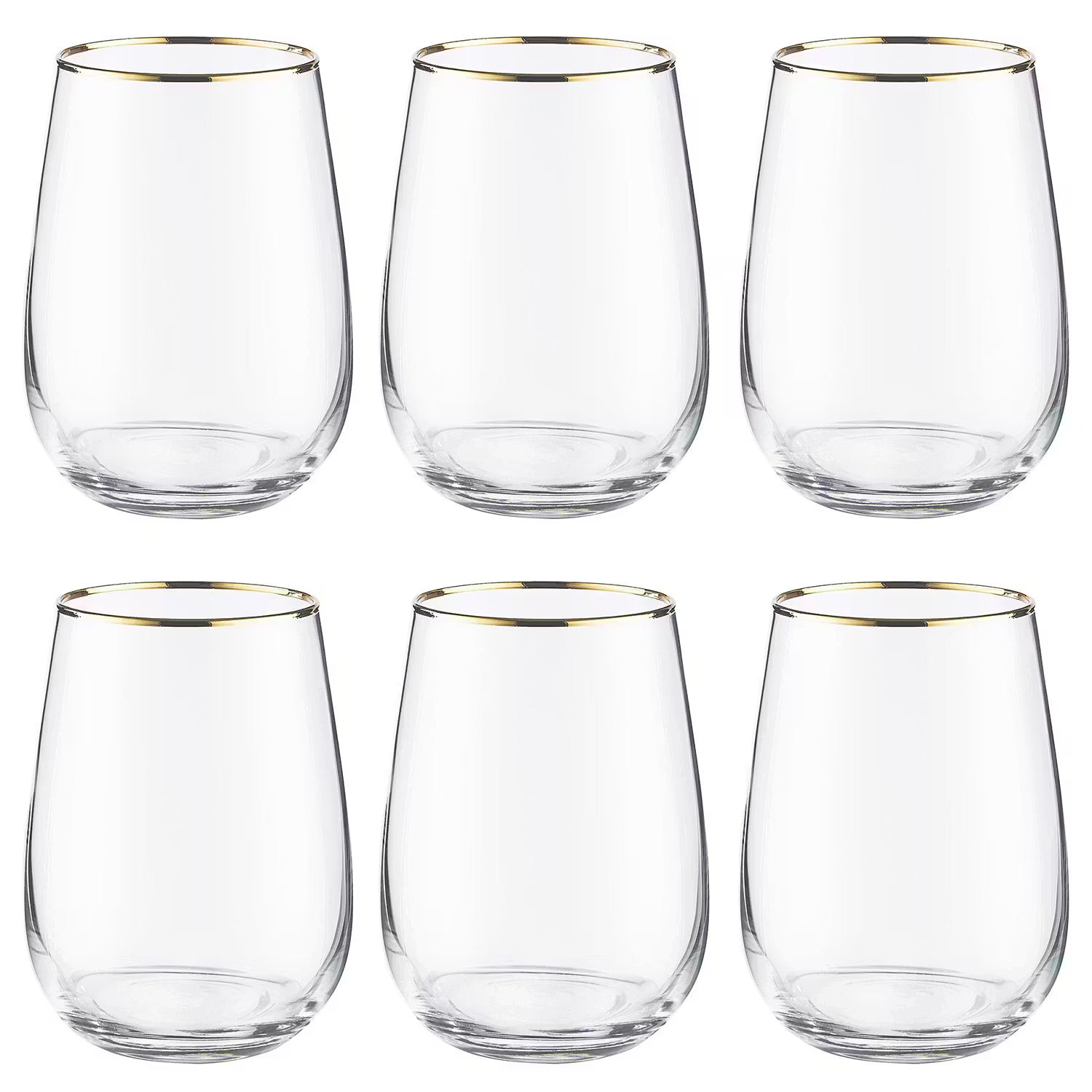 TOUCH OF GOLD Trinkglas 6er-Set