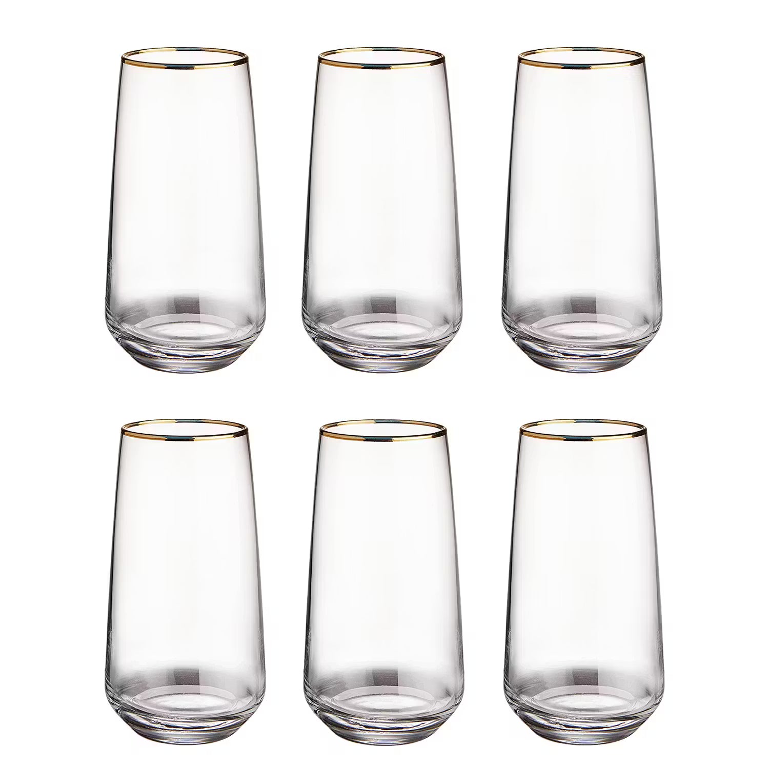 TOUCH OF GOLD Longdrinkglas 6er-Set