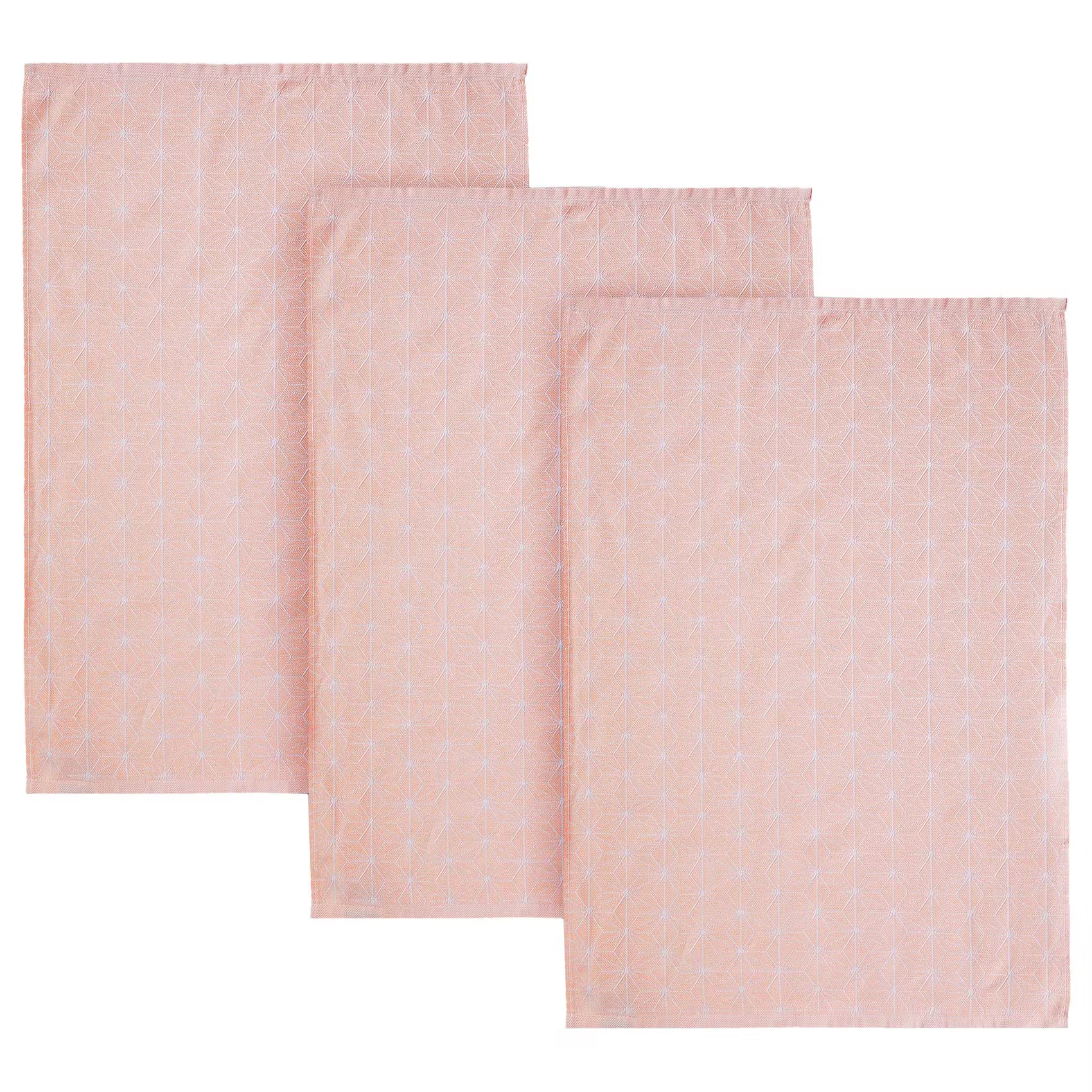 FJORD Küchentuch 3er-Set - Baumwolle - Pink