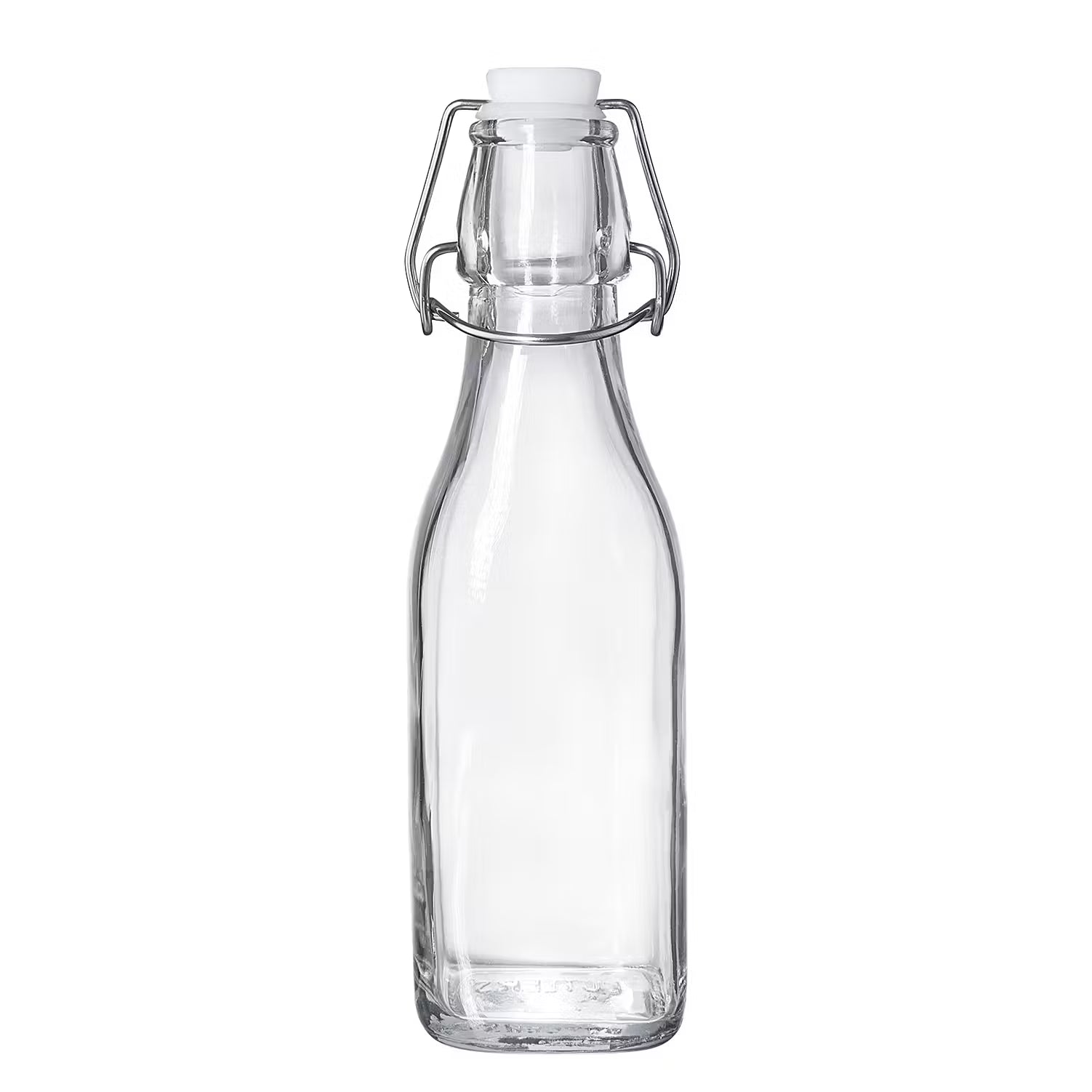 SWING Flasche mit Bügelverschluß 6er-Set - Glas, Edelstahl, Kunststoff - Fassungsvermögen: 0.25 L