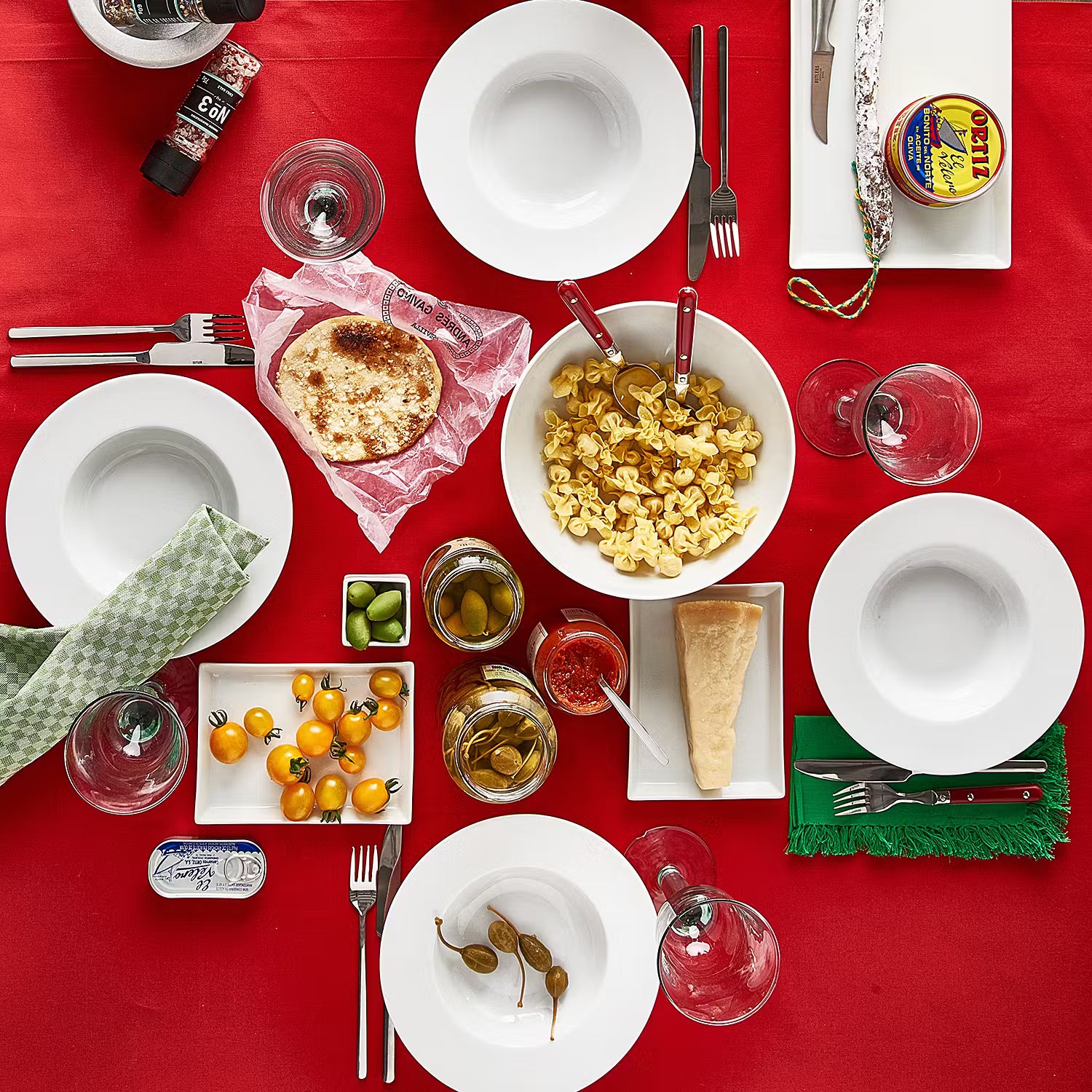 PURO Salatschale 6er-Set - Weiß