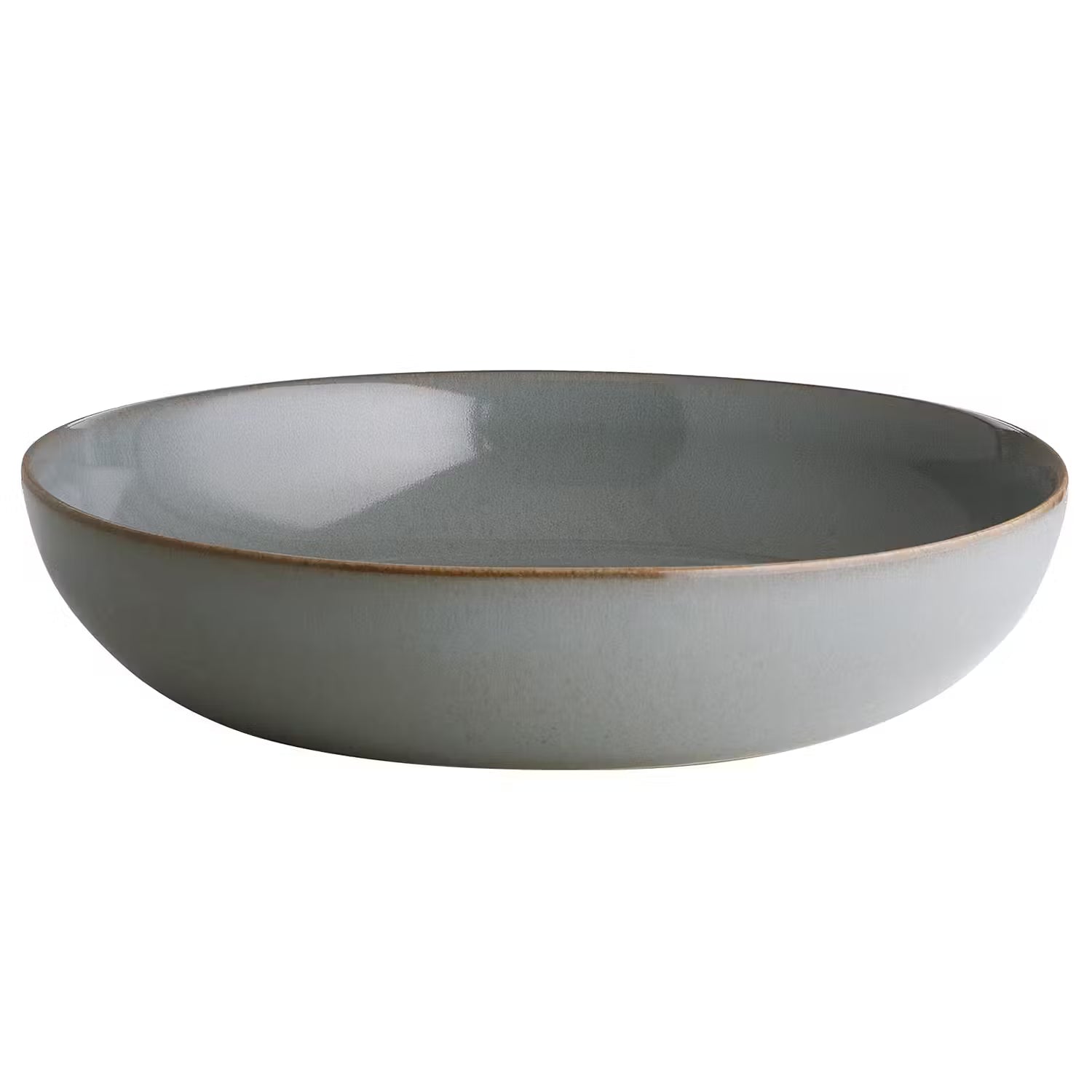 NATIVE Tiefer Teller 4er-Set - Steinzeug