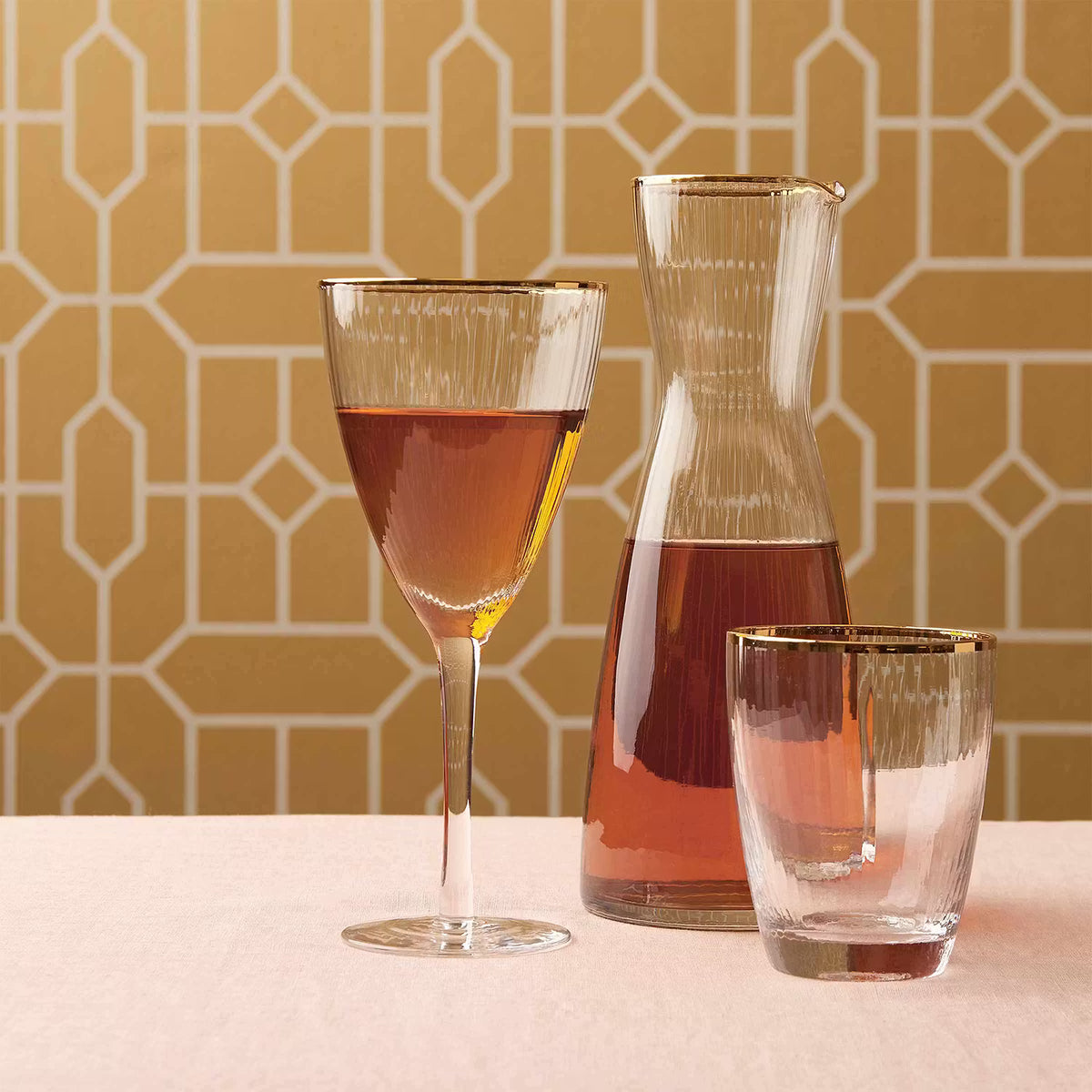GOLDEN TWENTIES Wasserglas 4er-Set für dein Zuhause – BUTLERS