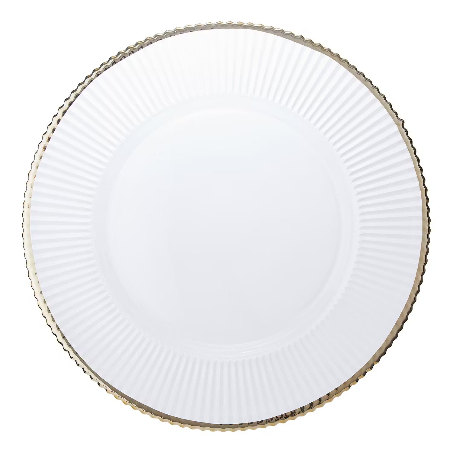 GOLDEN TWENTIES Platzteller 6er-Set - Klarglas - Transparent / Gold