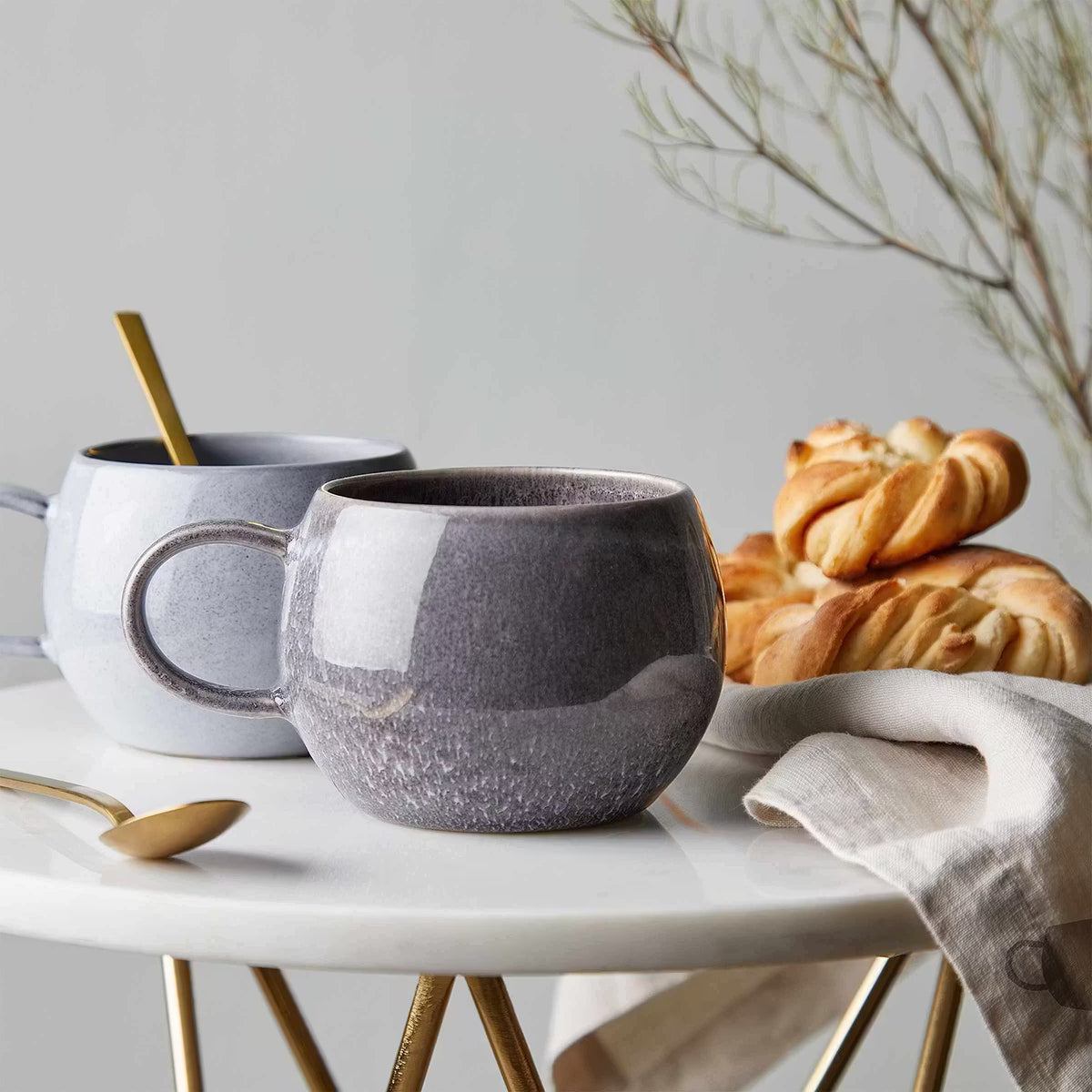 COTTAGE Tasse 4er-Set Steinzeug