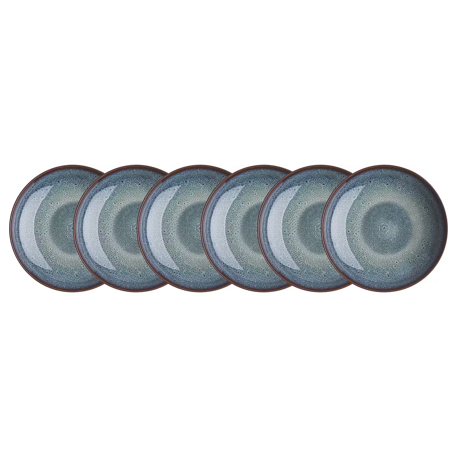 COSMOS Pastateller 6er-Set - Blau - 25 x 5 cm