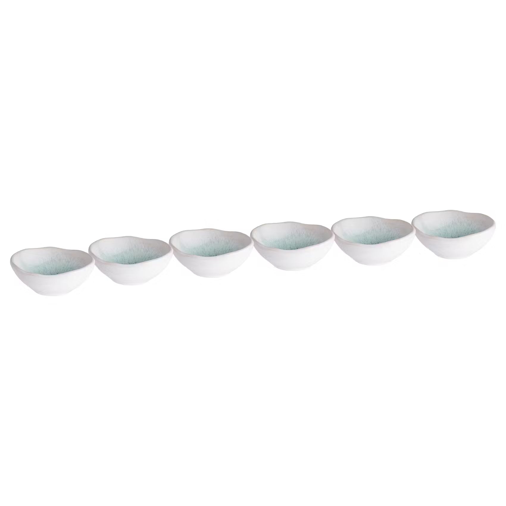 ARTISAN Dipschale 6er-Set - Steinzeug - Grün