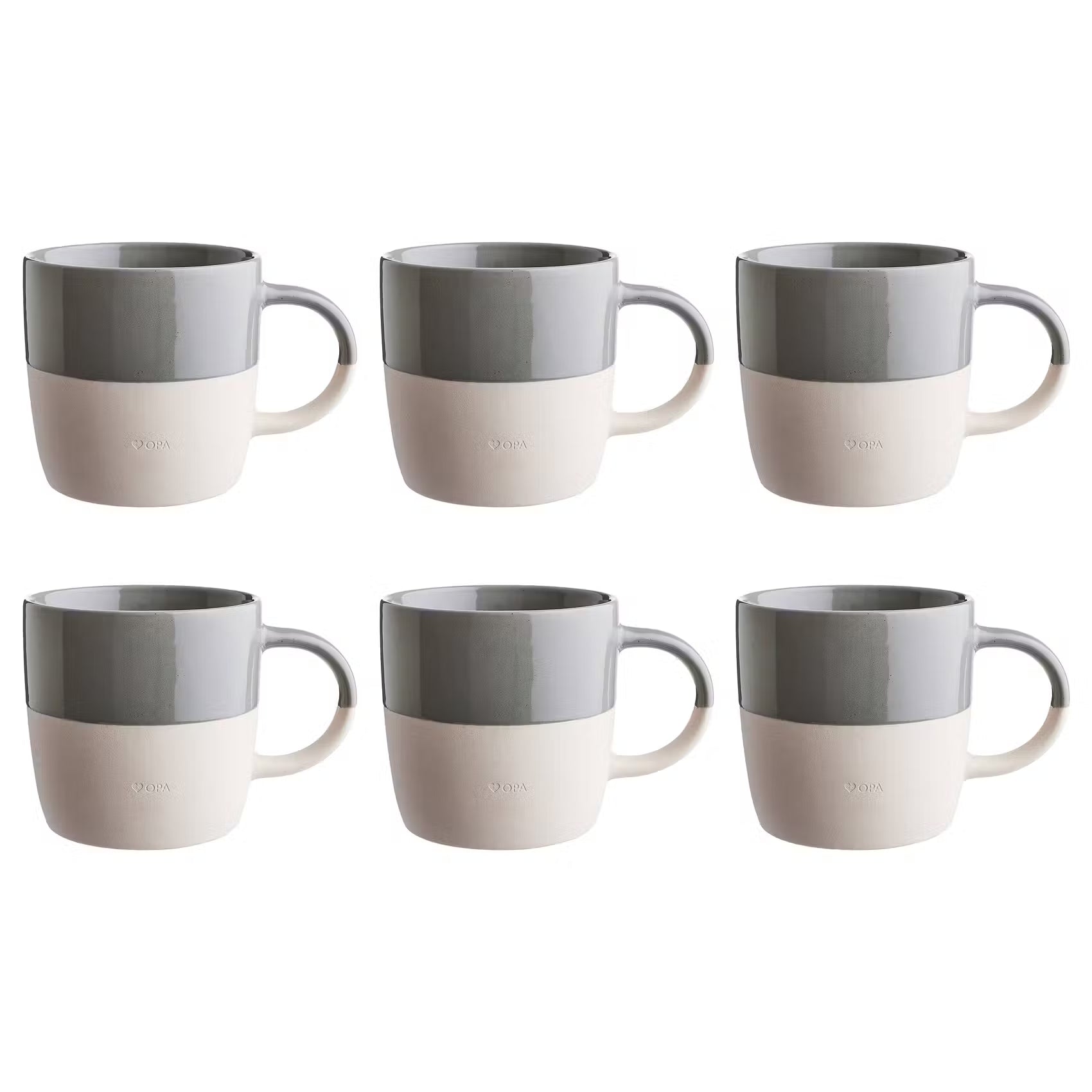 ME TIME Tasse Opa 6er-Set - Steinzeug