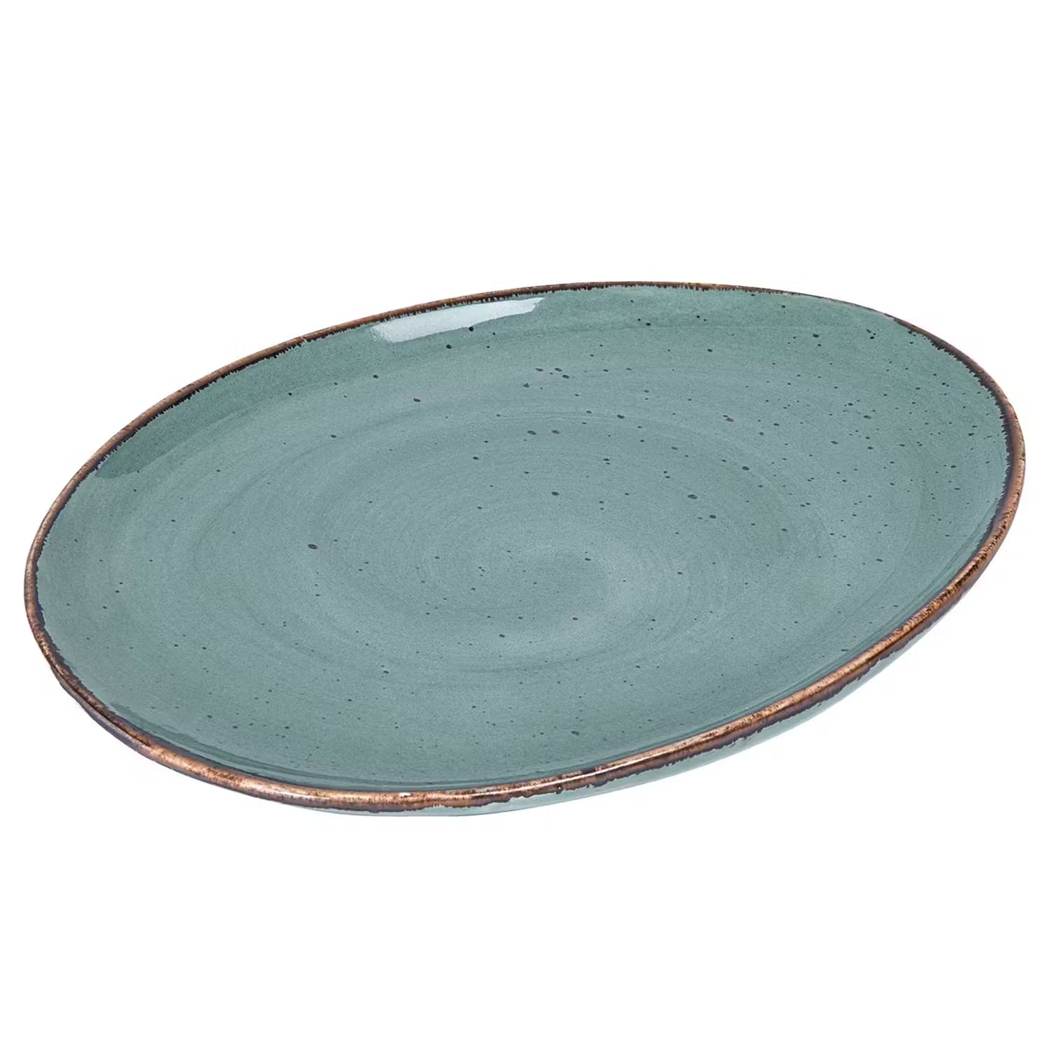 FINCA Frühstücksteller 4er-Set - Porzellan - Blau