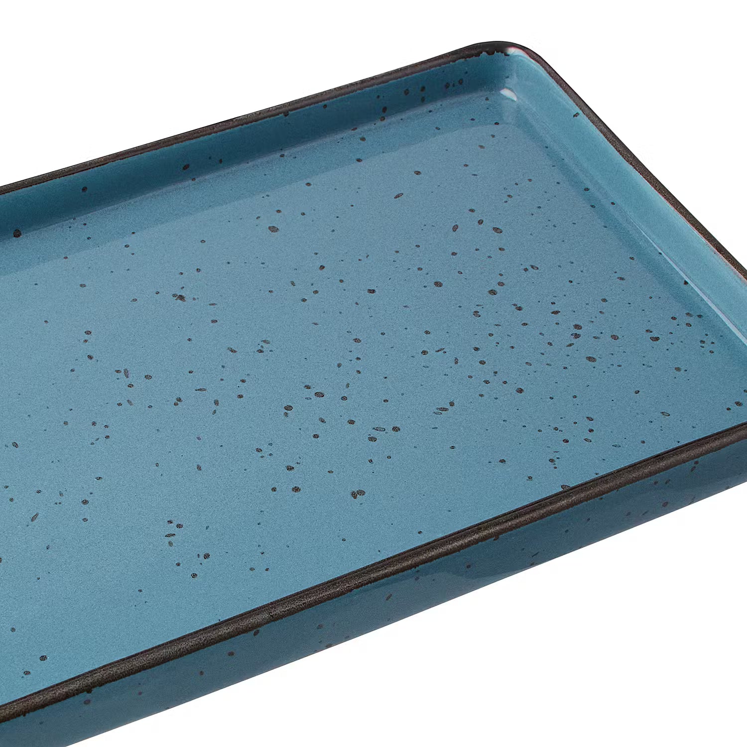 FINCA Dinnerteller 4er-Set - Blau - Porzellan - 15 x 2 x 31 cm