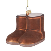 HANG ON Baumanhänger Boots - Glas - Braun