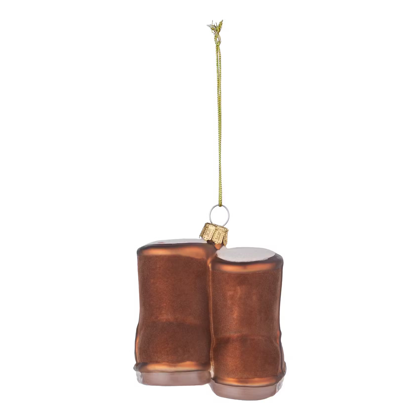 HANG ON Baumanhänger Boots - Glas - Braun