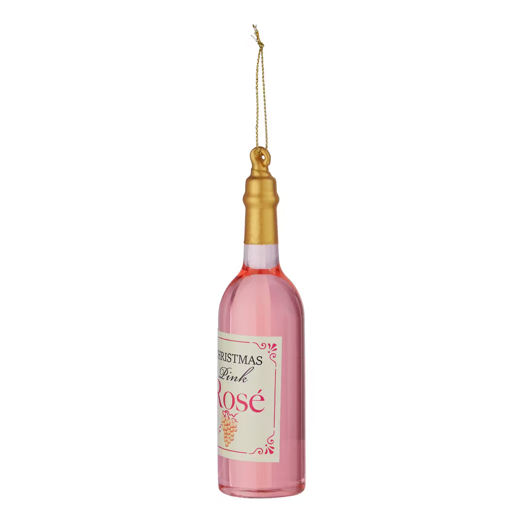 HANG ON Baumanhänger Rose Wein - Glas - Pink