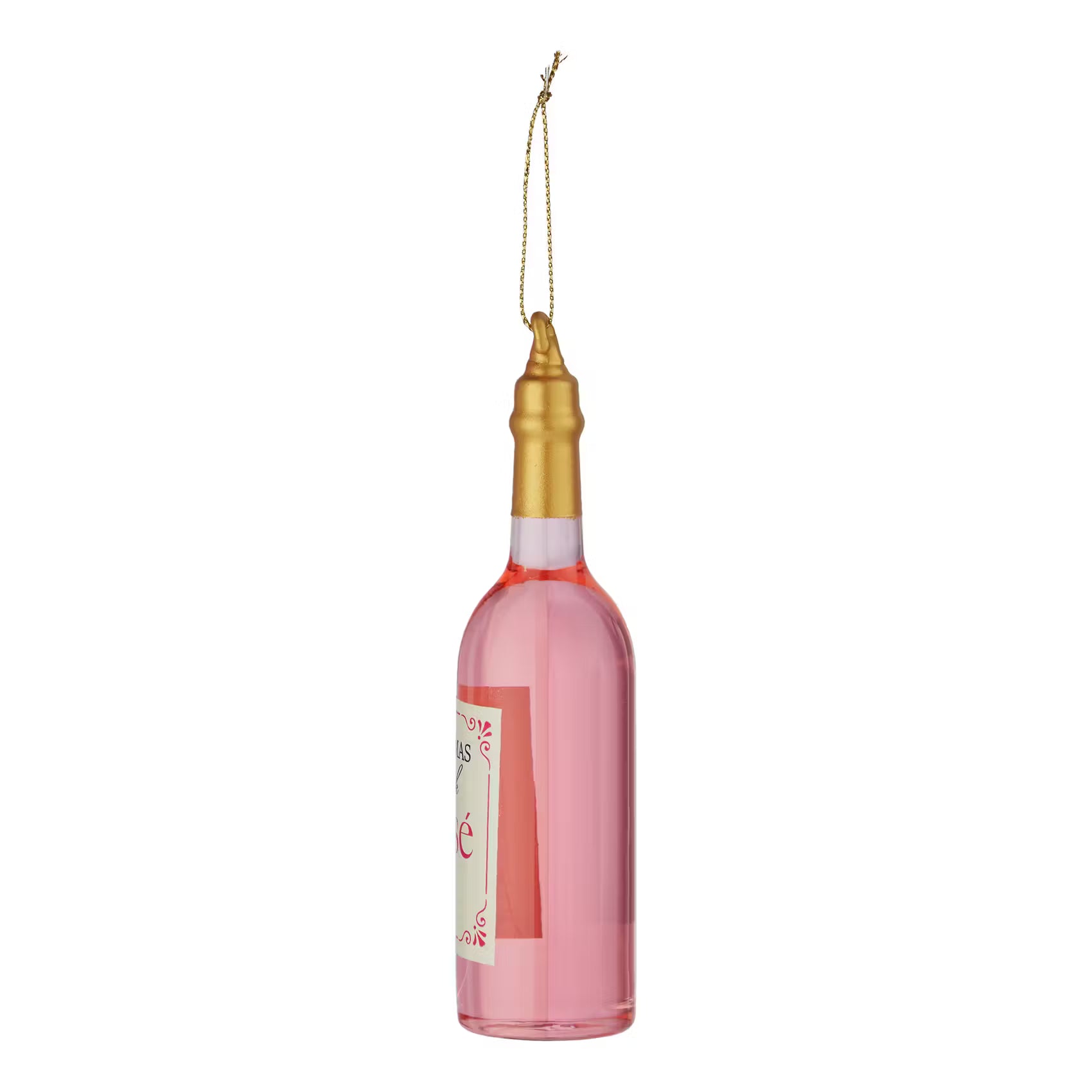 HANG ON Baumanhänger Rose Wein - Glas - Pink