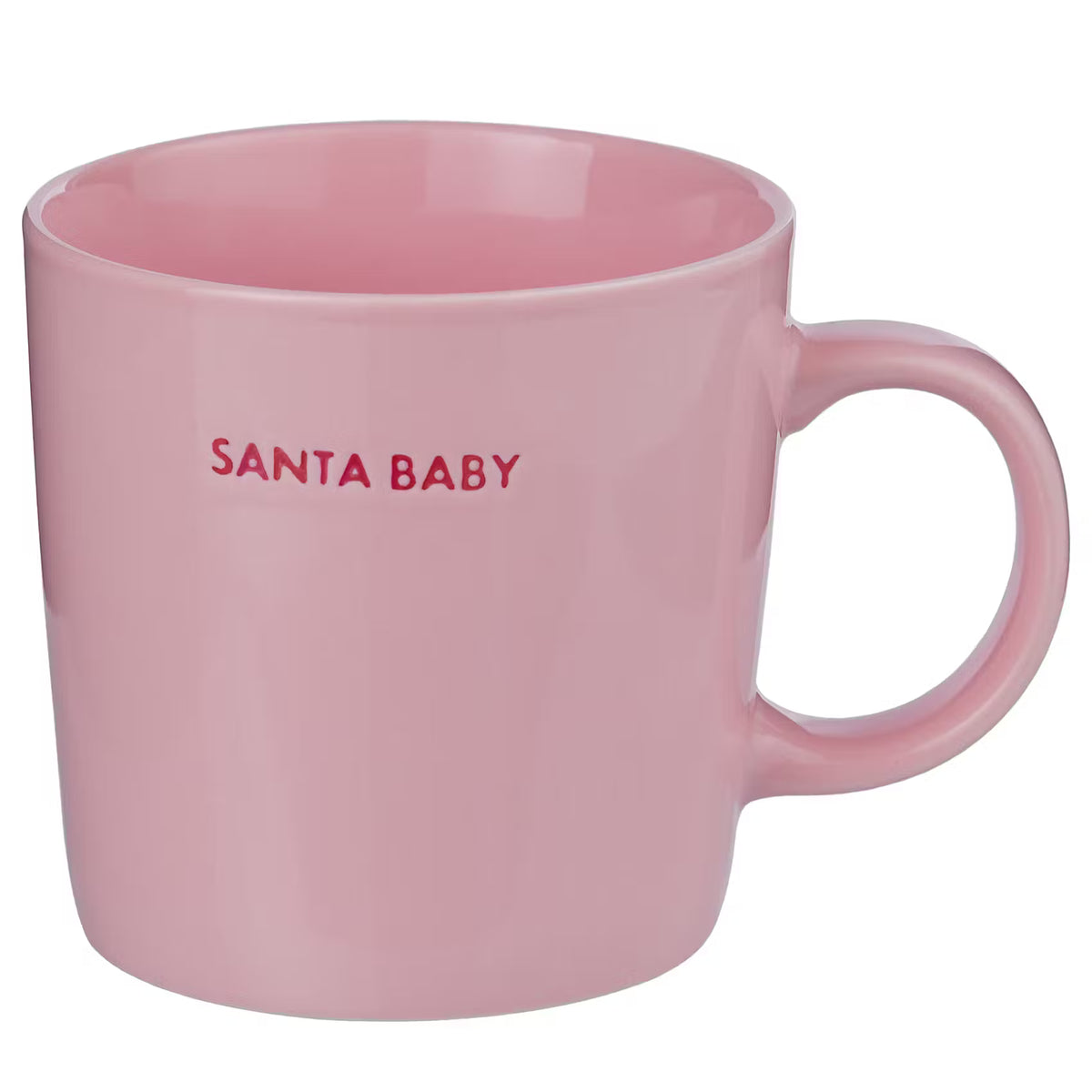 GOOD VIBES Tasse Santa Baby - Porzellan - Rosa