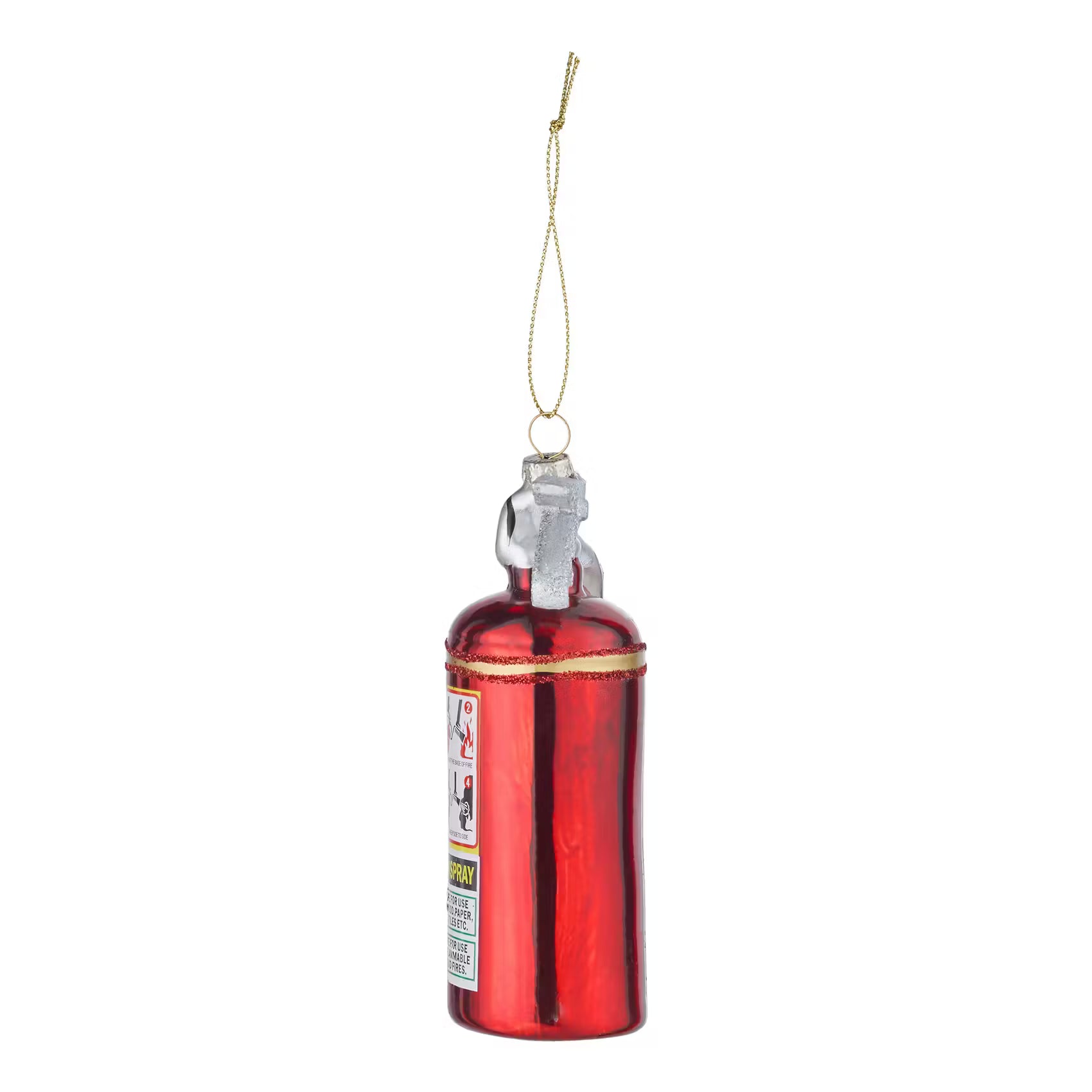 HANG ON Baumanhänger Feuerlöscher - Glas - Rot