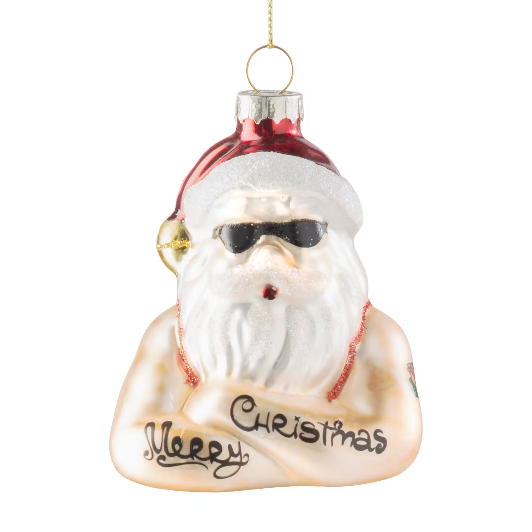 HANG ON Baumanhänger Santa mit Tattoos