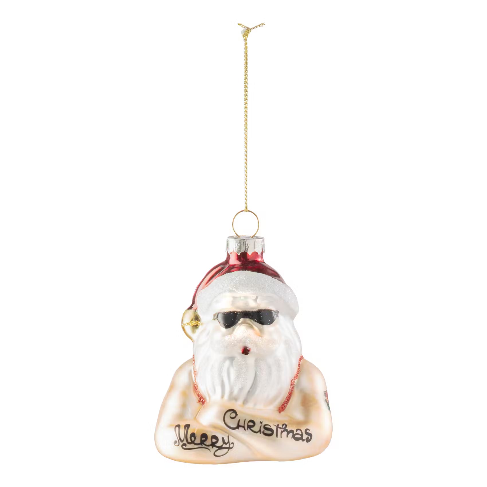 HANG ON Baumanhänger Santa mit Tattoos