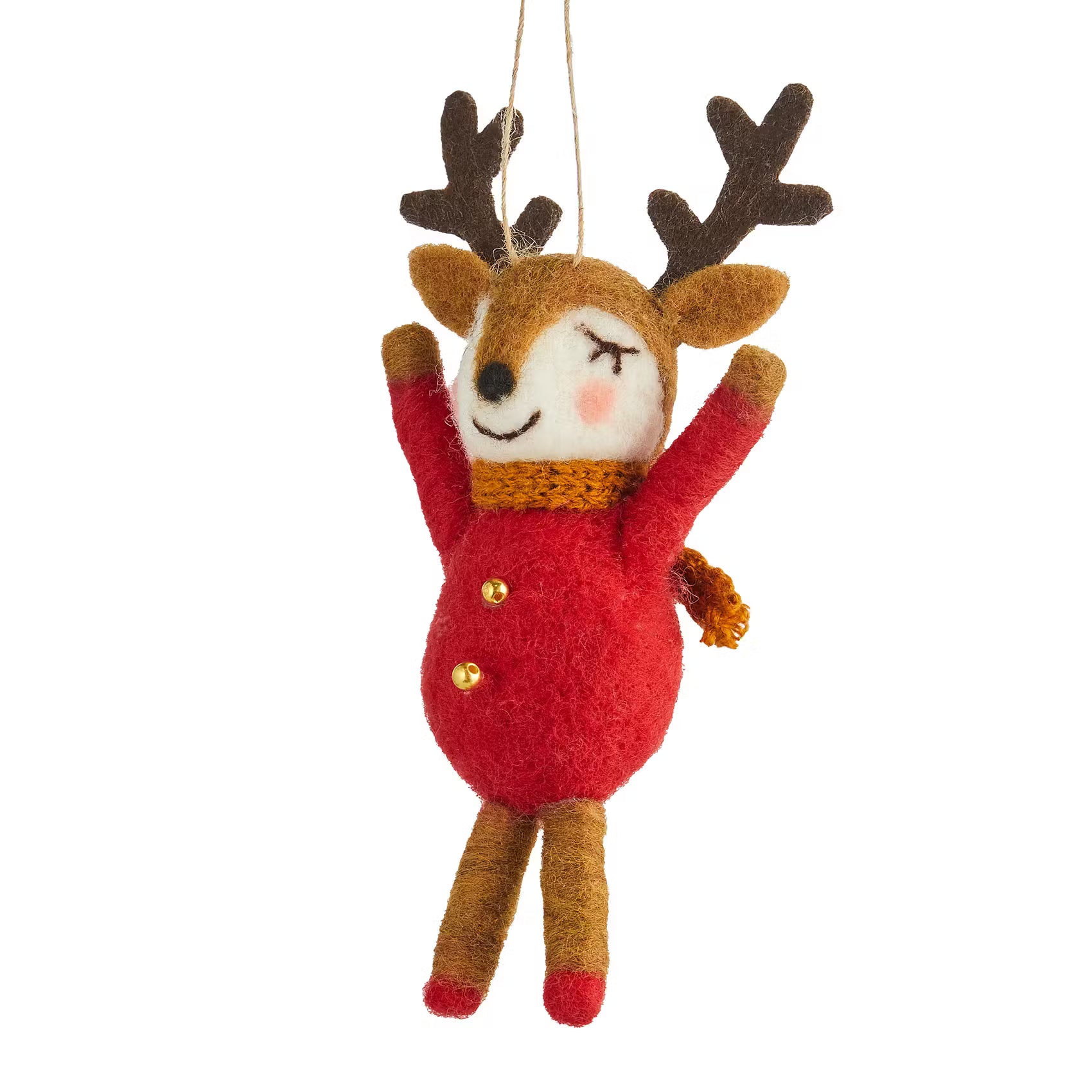 HANG ON Baumanhänger Rentier mit Pulli