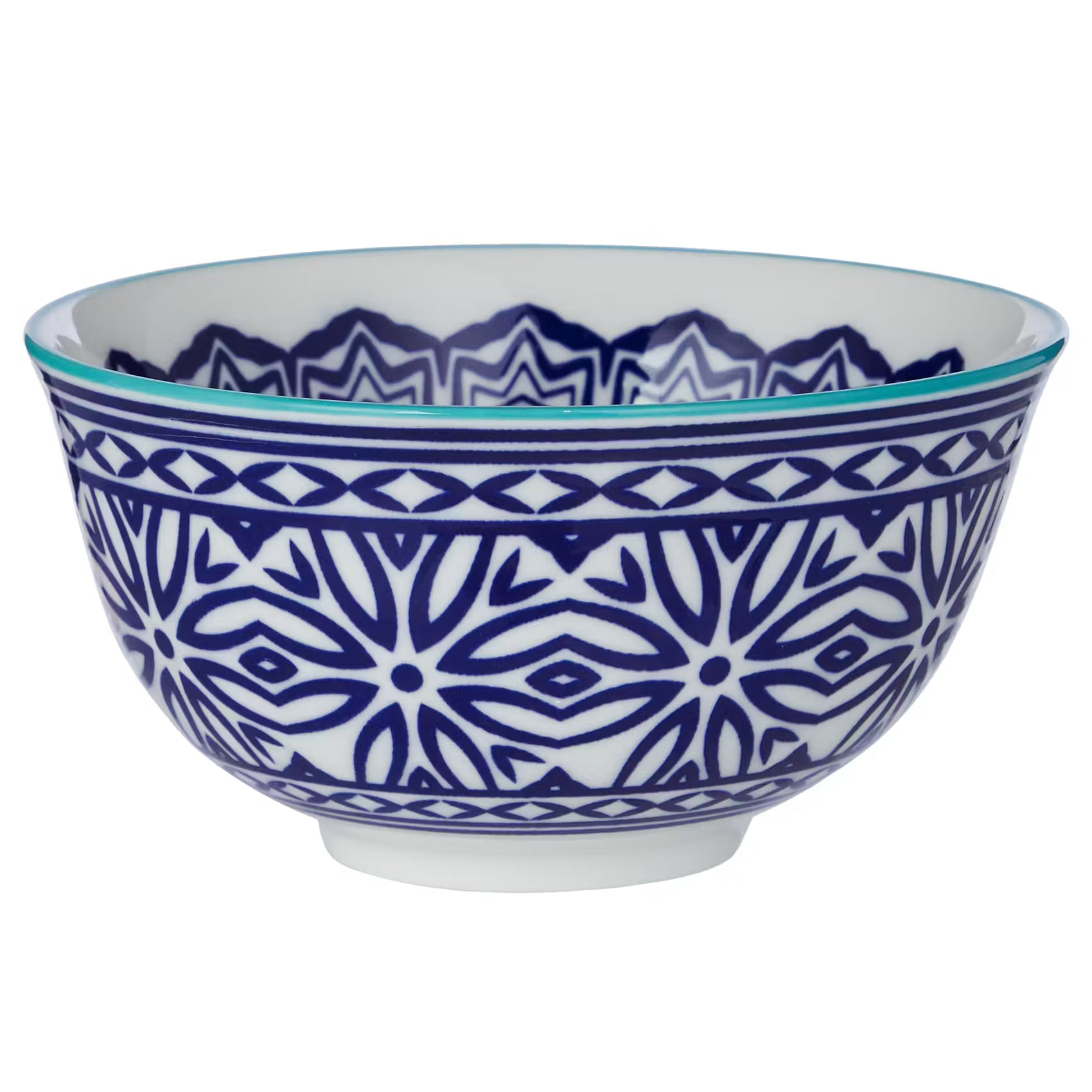 ORNAMENTS Schale 6er-Set - Porzellan - Blau
