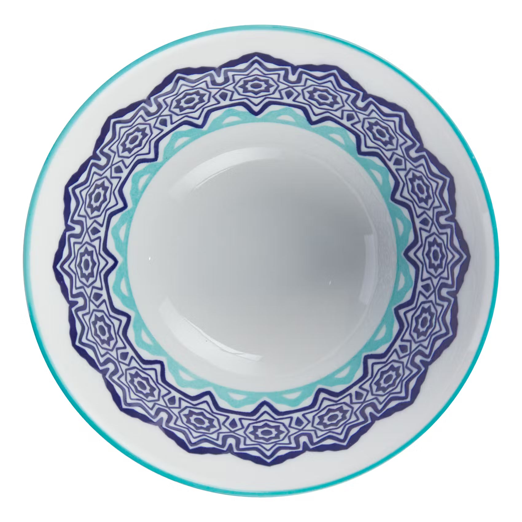 ORNAMENTS Schale 6er-Set - Porzellan - Blau