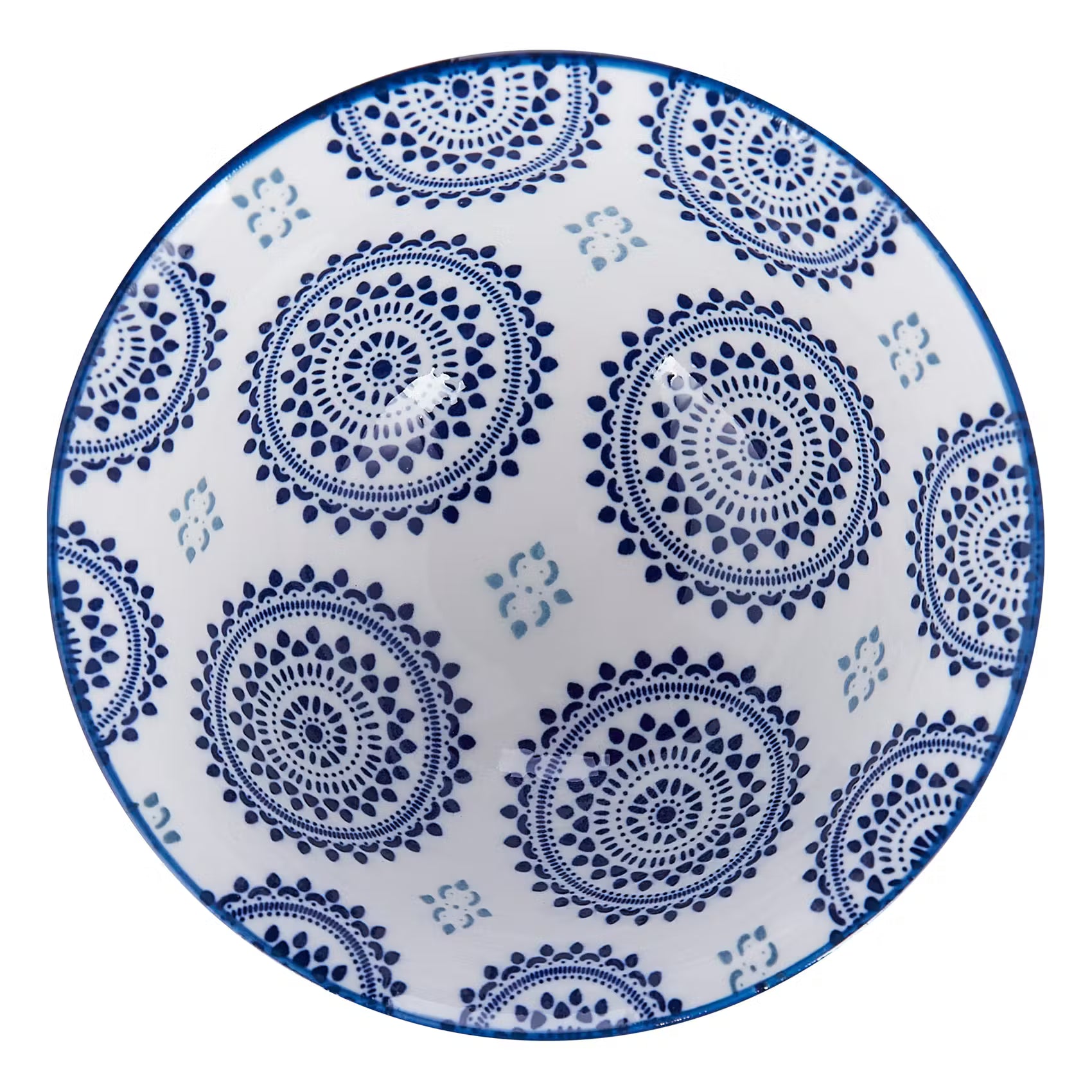 ORNAMENTS Schale 6er-Set - Porzellan - Dunkelblau