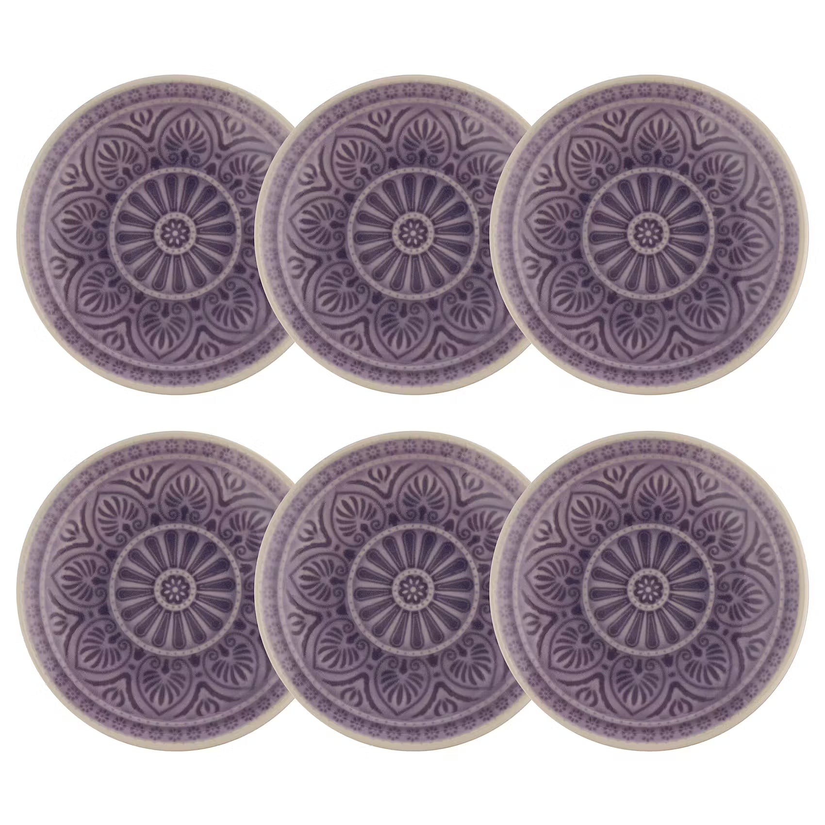 SUMATRA Teller 6er-Set