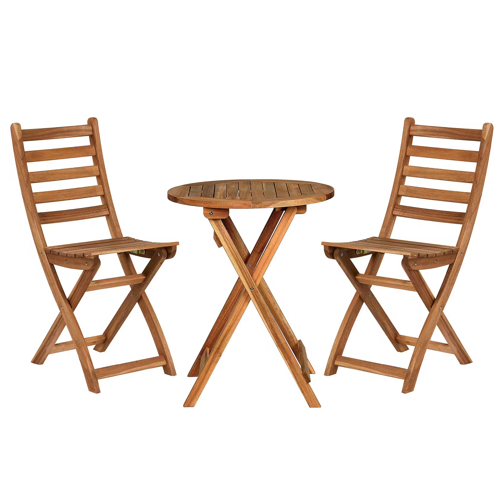 LODGE Balkonset 3-tlg. - Massivholz Akazie - Braun