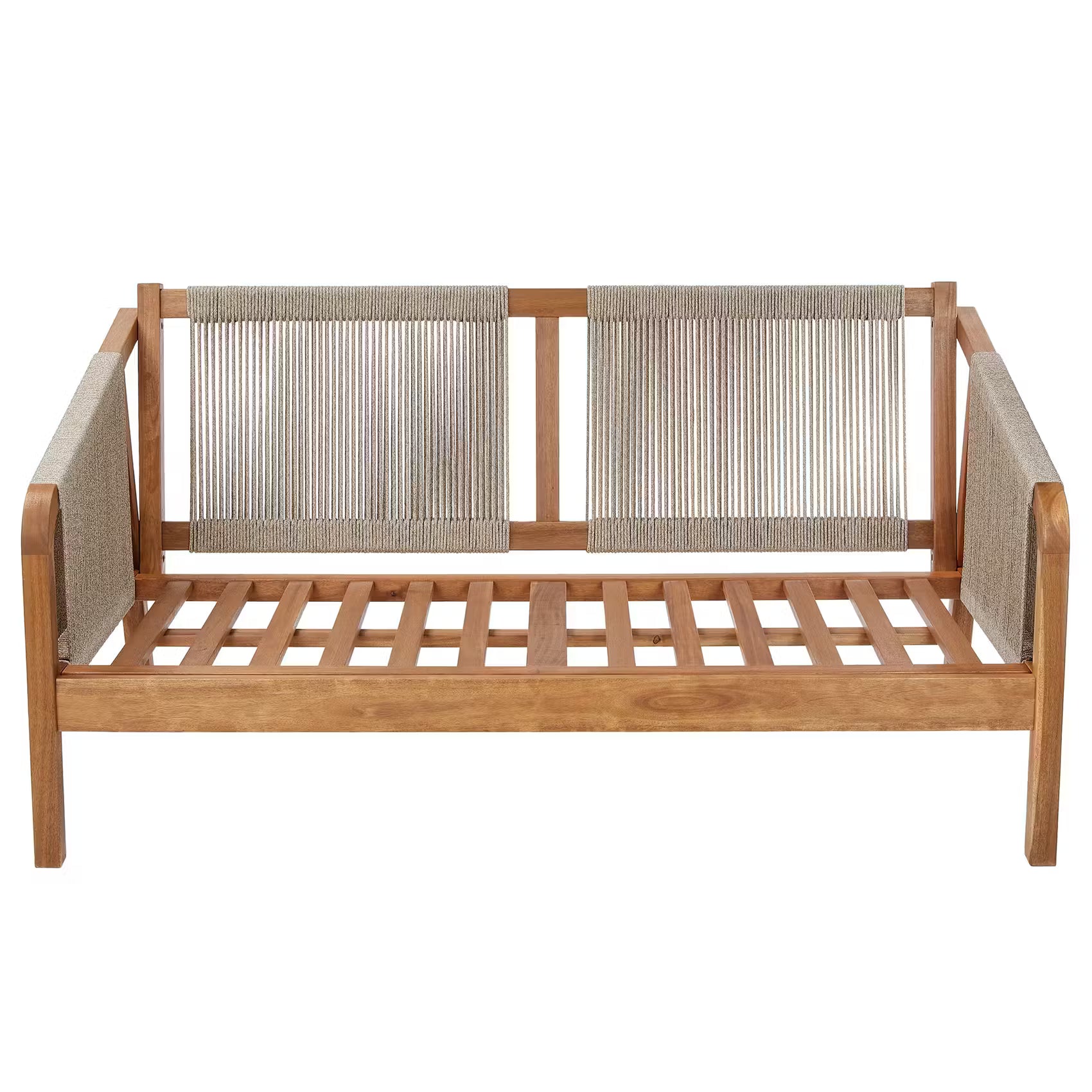 ROPE ISLAND Gartenset 5-tlg. - Akazienholz / Polypropylen / Polyester - Taupe