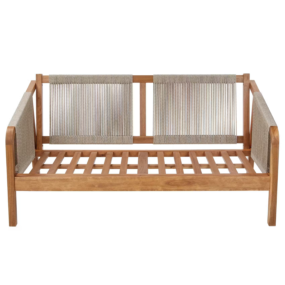 ROPE ISLAND Gartenset 5-tlg. - Akazienholz / Polypropylen / Polyester - Taupe