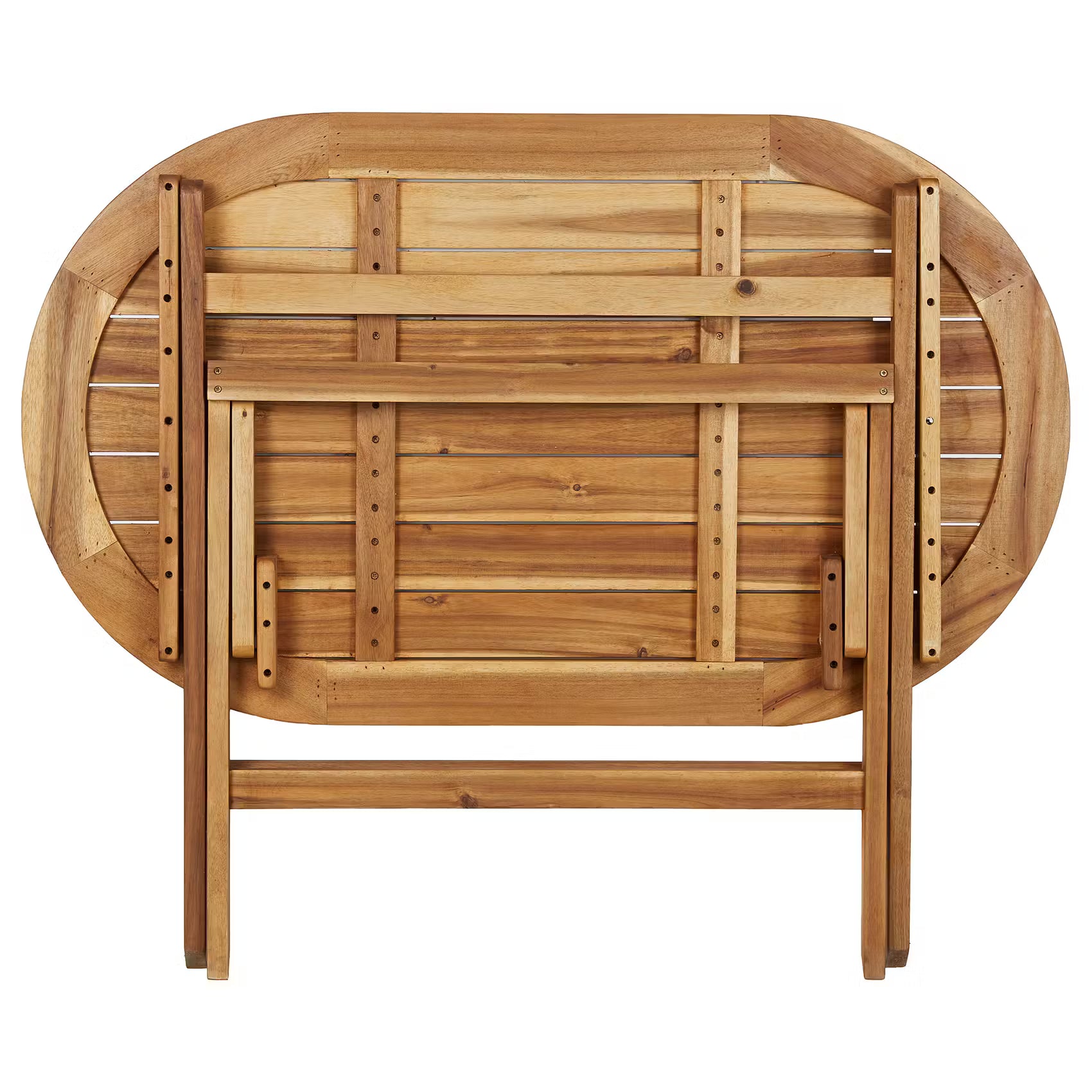 BOHO GARDEN Klapptisch - Akazienholz - Braun