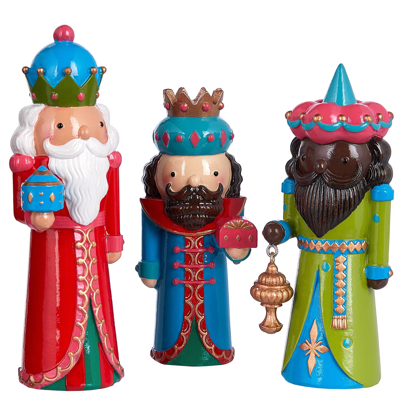 X-MAS Dekofigur König 3-tlg.