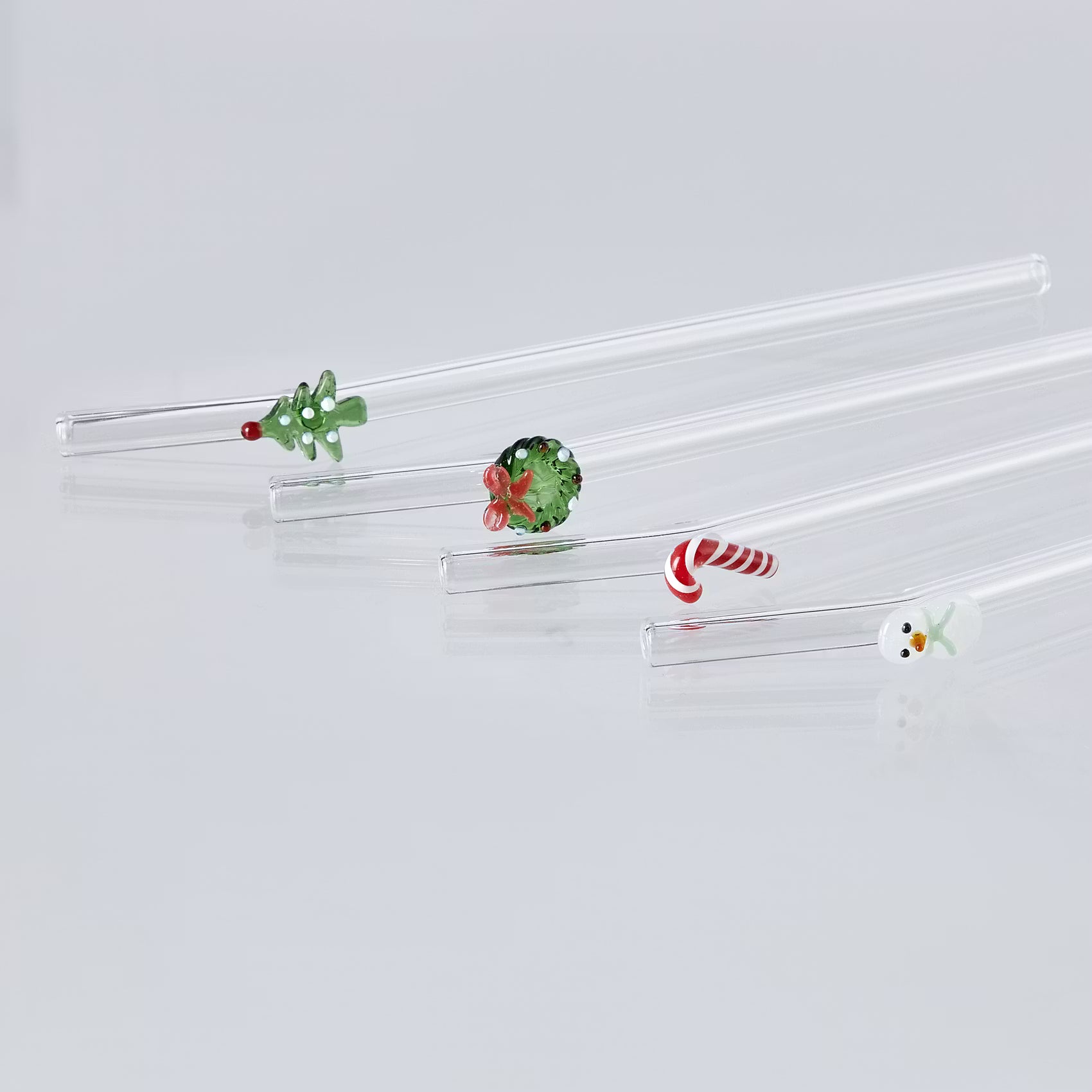 Trinkhalm-Set LONG DRINK X-MAS 5-tlg.