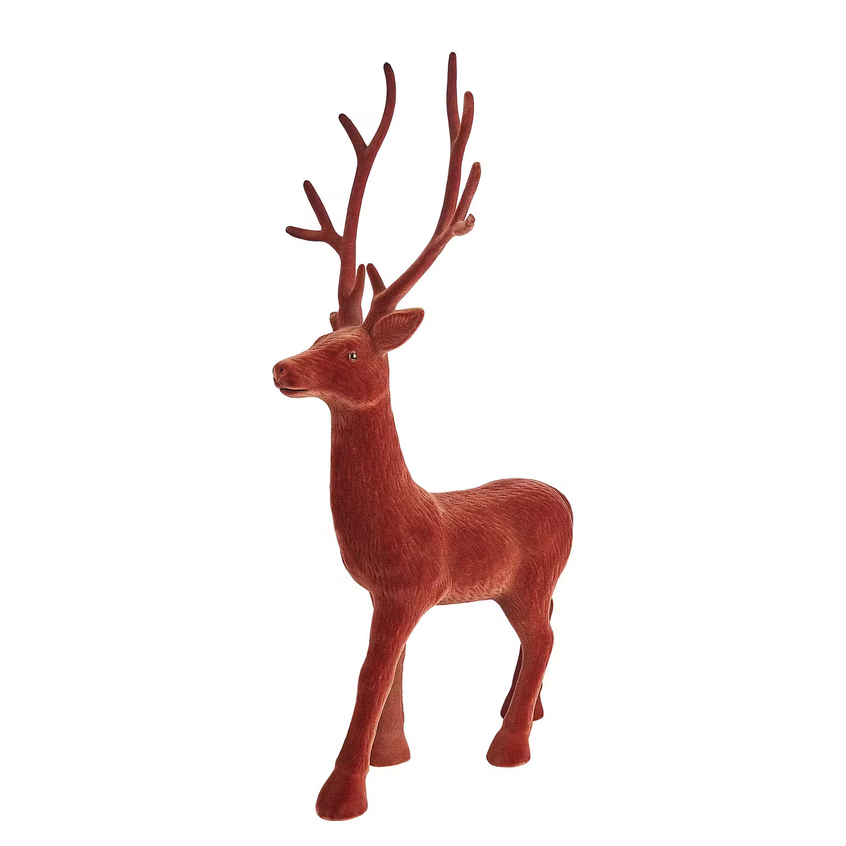 Deko-Hirsch X-MAS beflockt