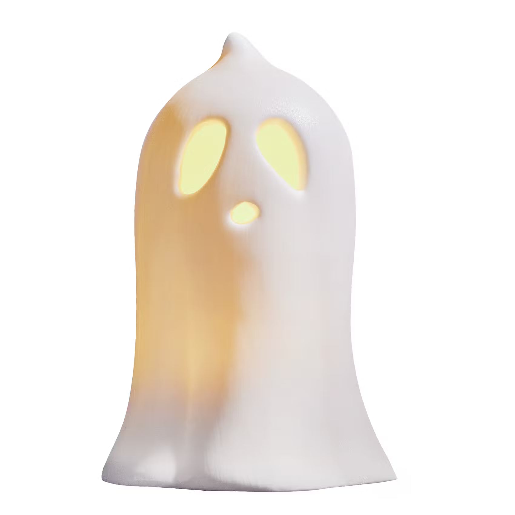 SAM LED Deko-Geist - Porzellan - Weiß - Höhe: 10 cm