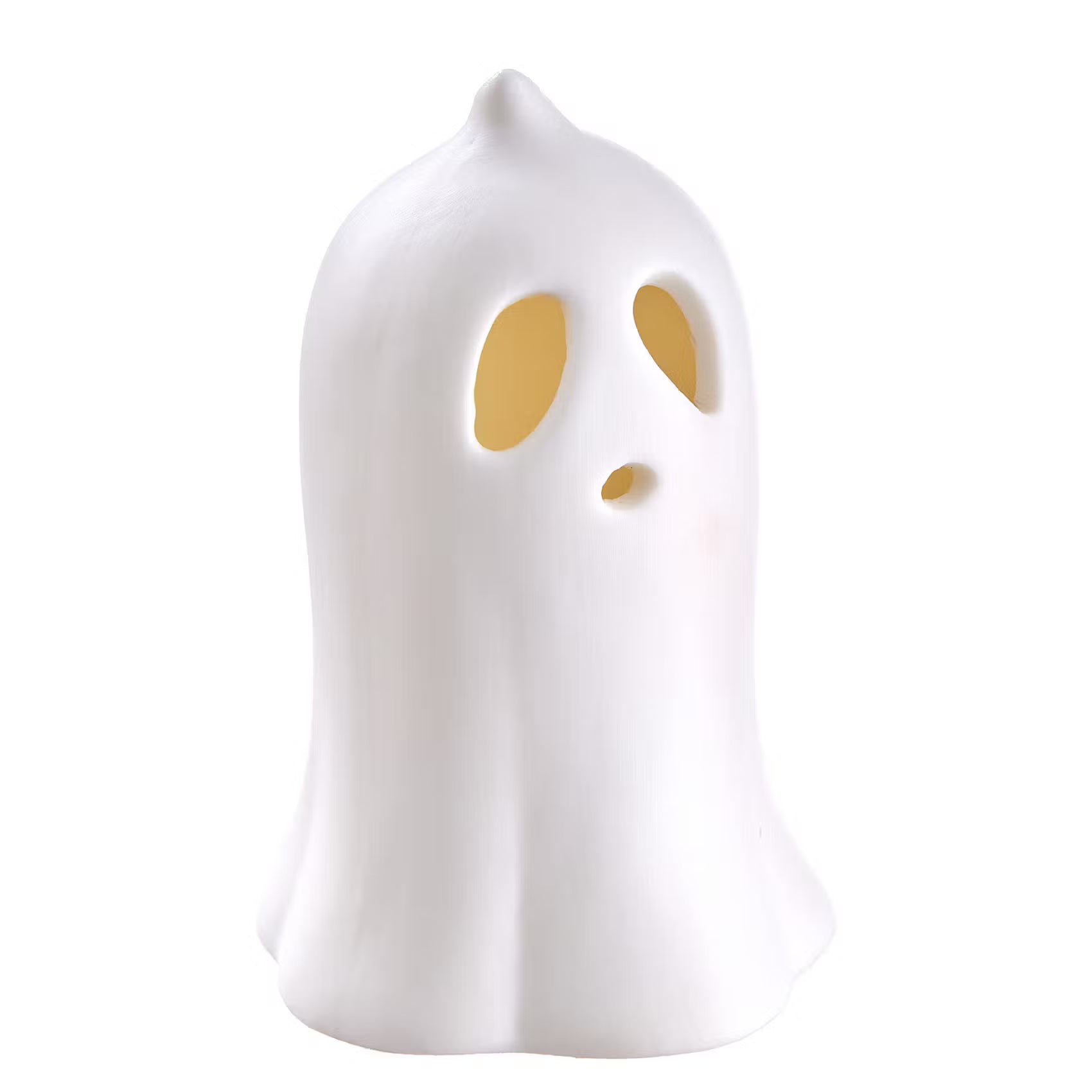 SAM LED Deko-Geist - Porzellan - Weiß - Höhe: 10 cm