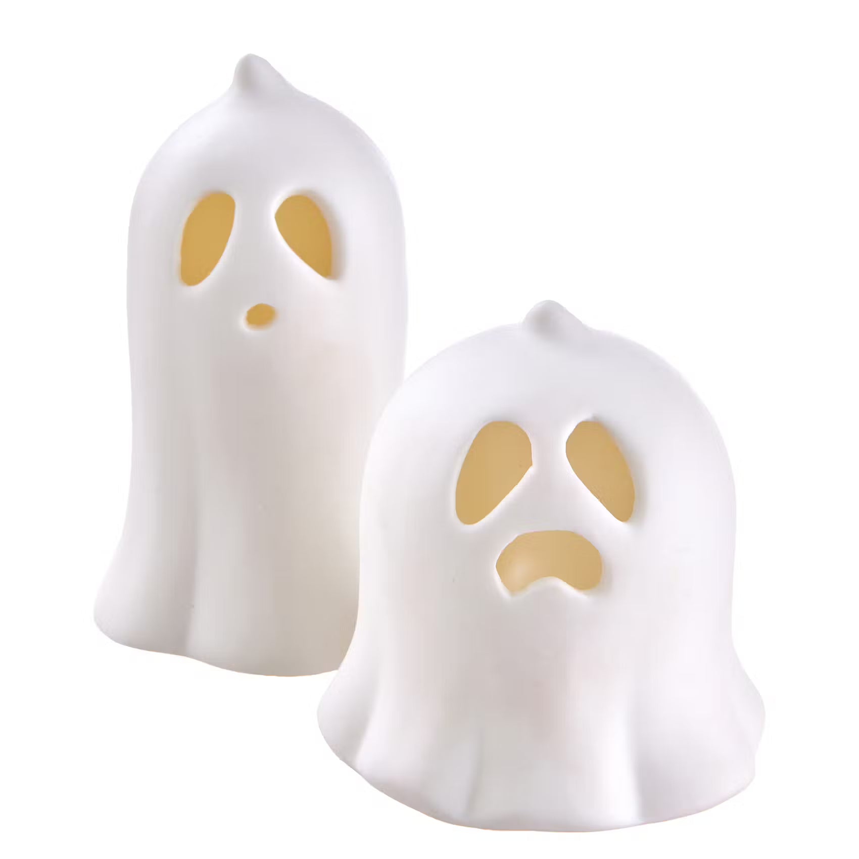 SAM LED Deko-Geist - Porzellan - Weiß - Höhe: 10 cm